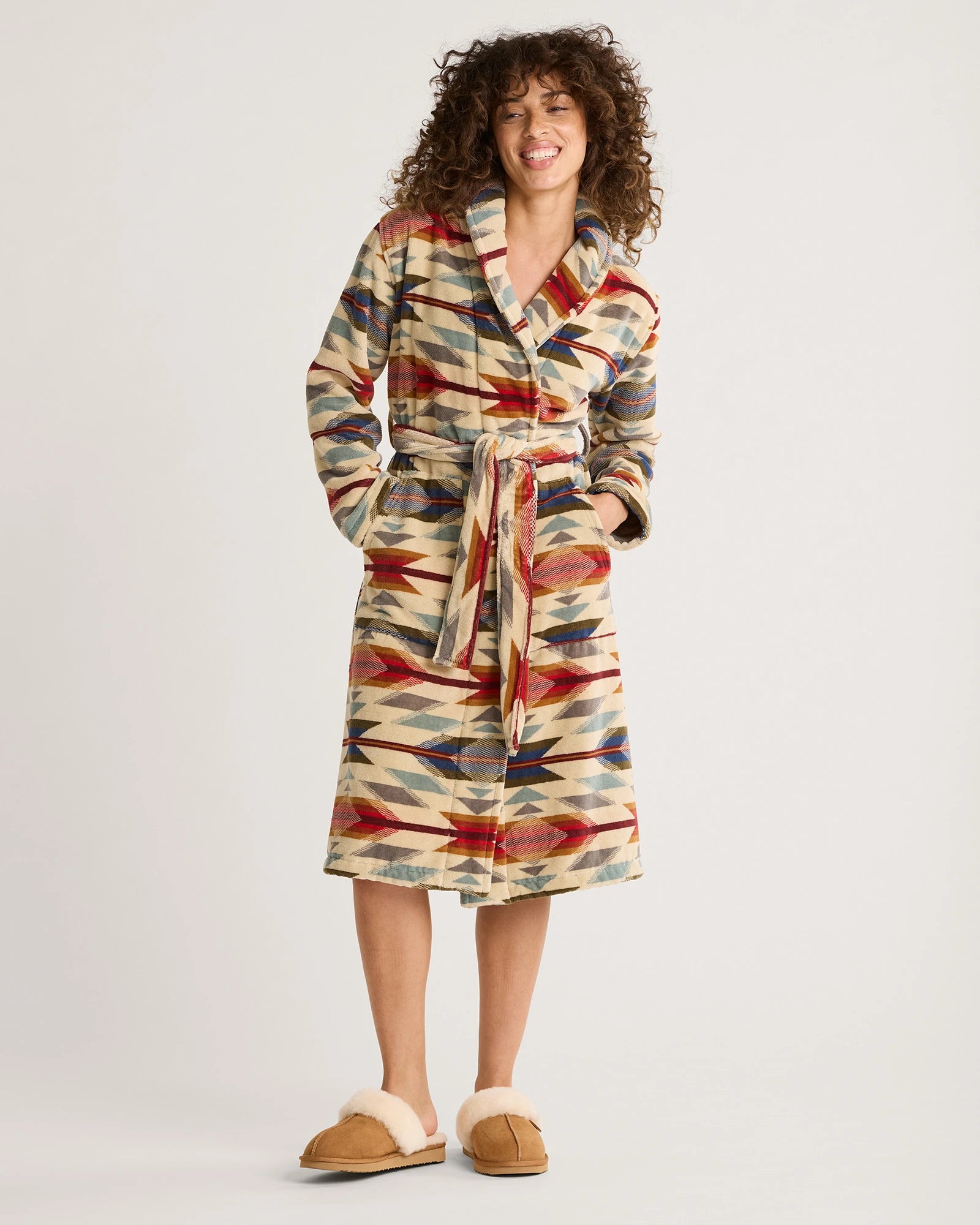 Pendleton | Women's Robe | Wyeth Trail Oatmeal