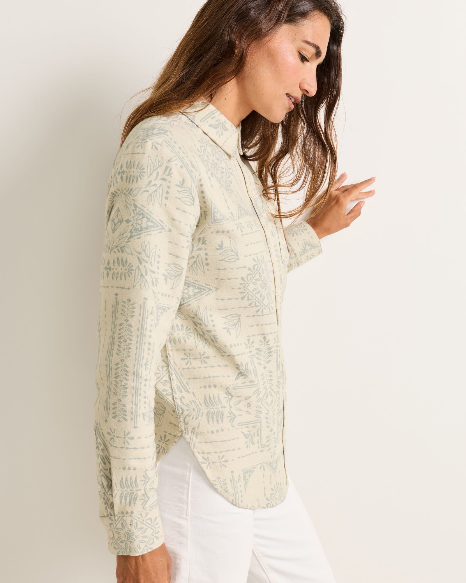 Pendleton | Perfect Pocket Shirt | Shale Laurel Grove