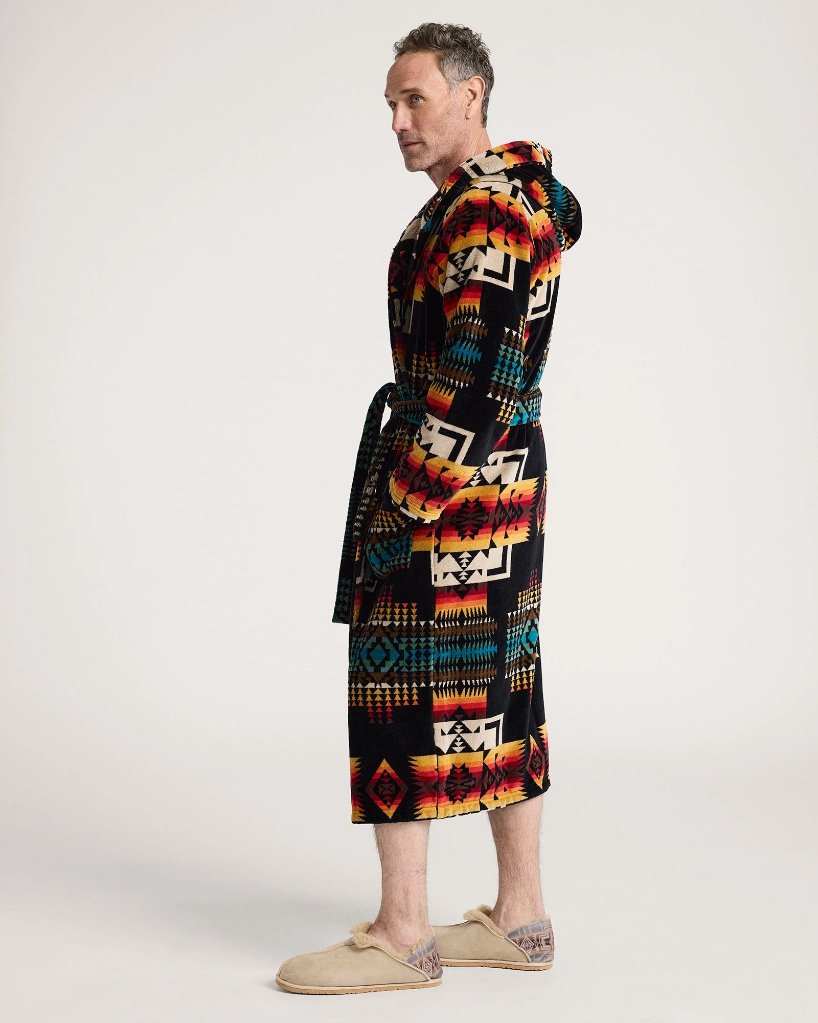 Pendleton | Men's Robe | Chief Joseph Black