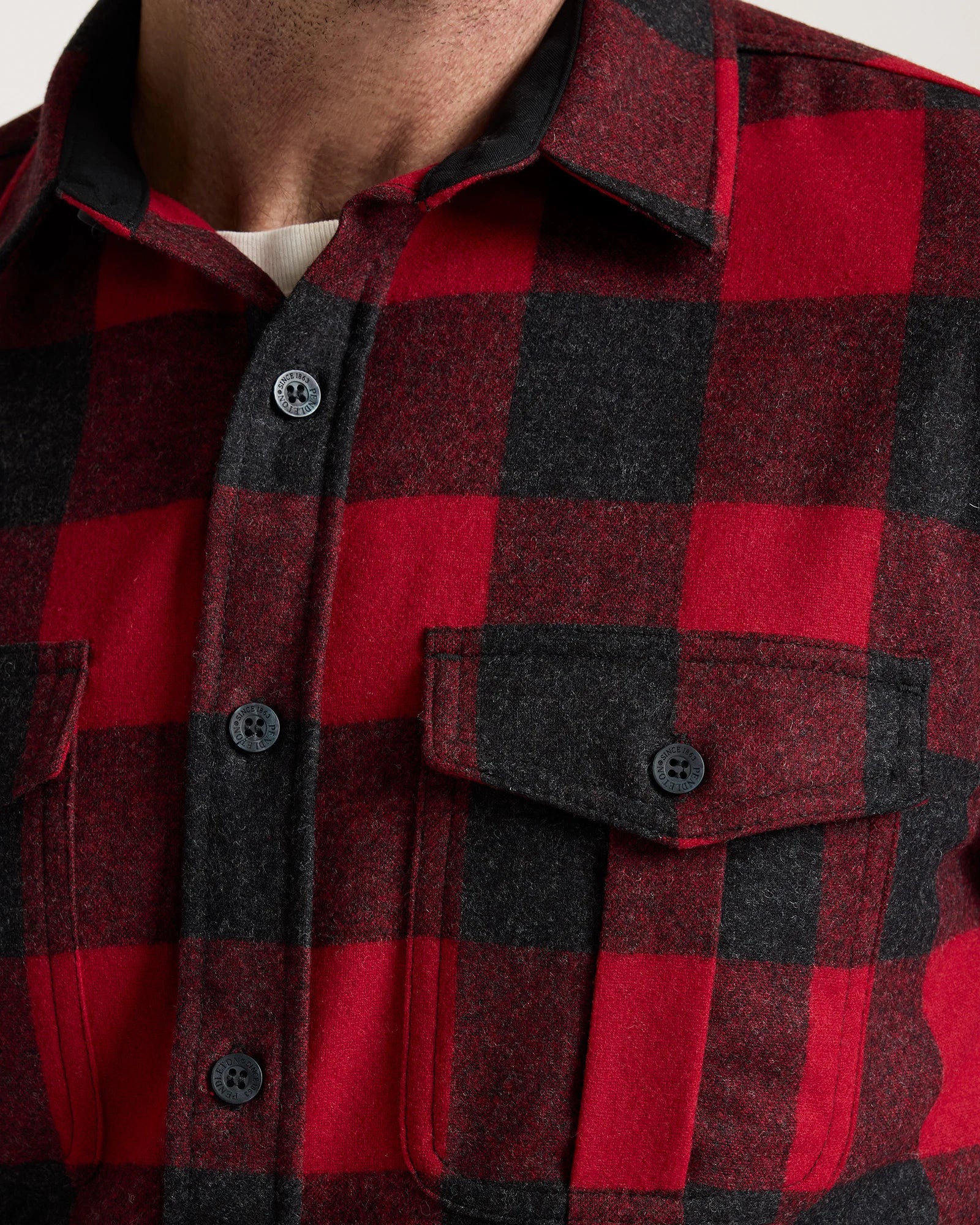 Pendleton | Scout Shirt | Red/Oxford Buffalo Check