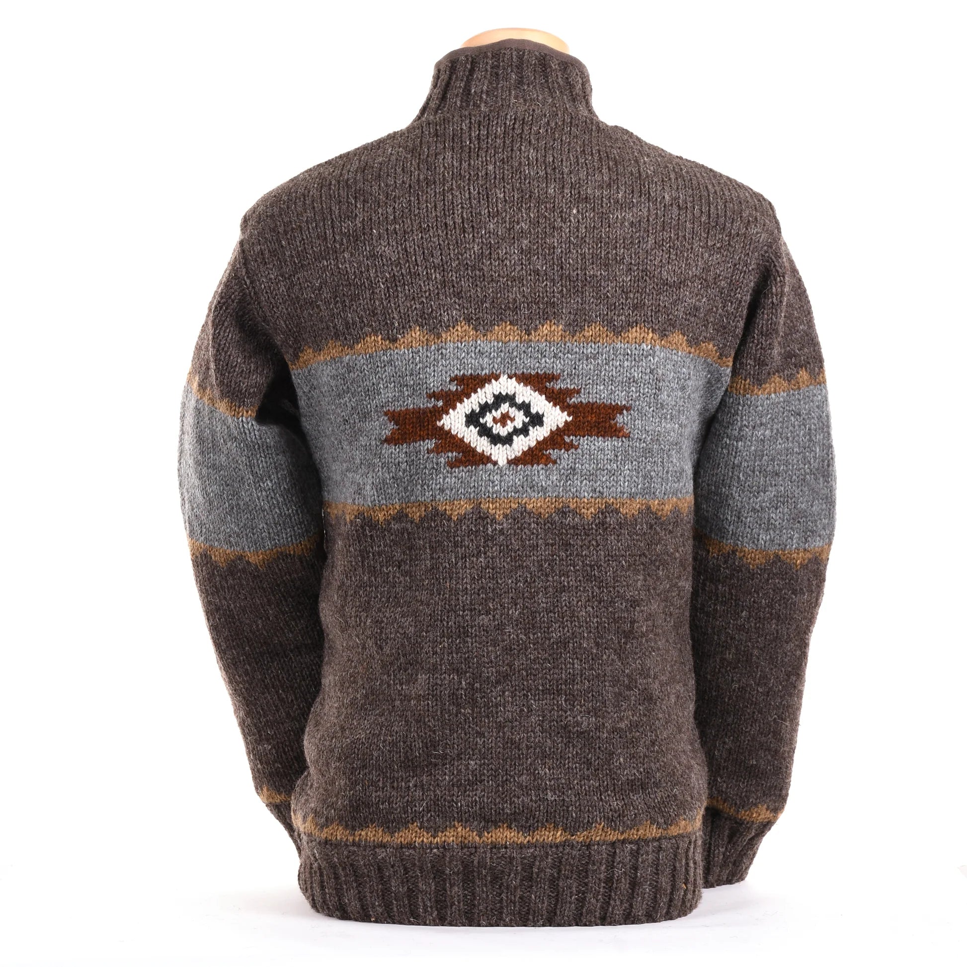 Lost Horizons | Navajo Sweater | Dark Natural
