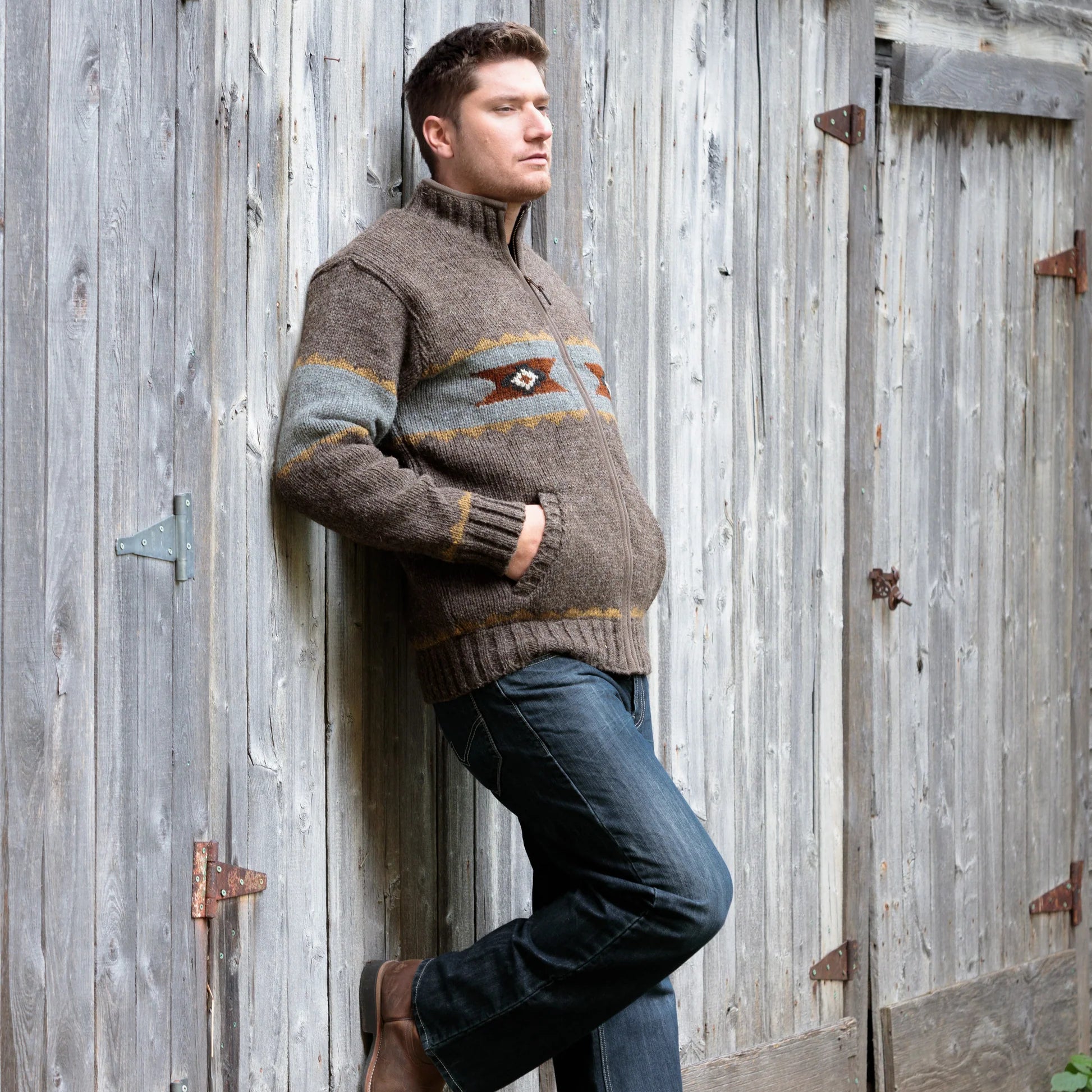 Lost Horizons | Navajo Sweater | Dark Natural