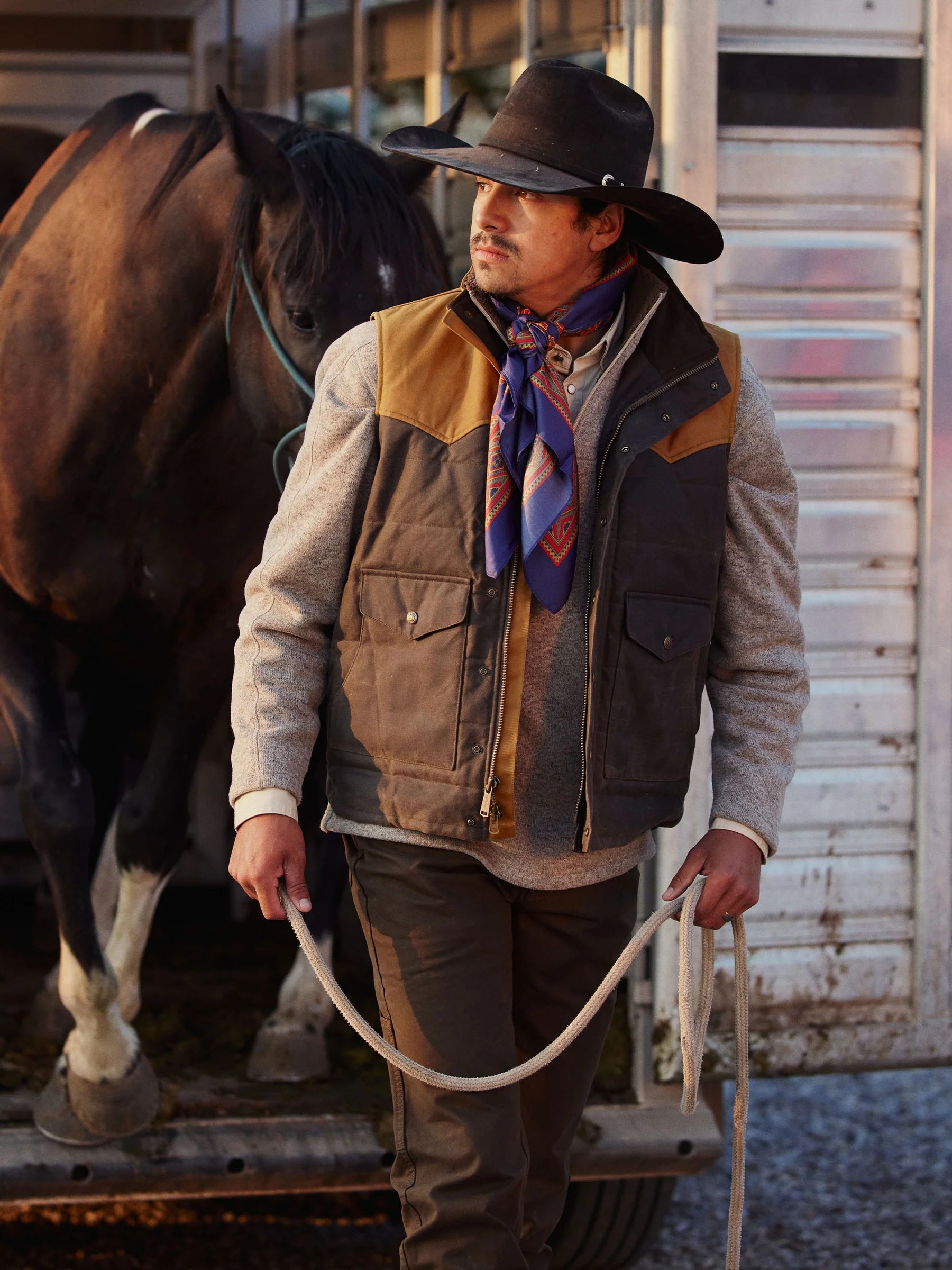 Schaefer Outfitter | Rangewax Puffer Vest | Wood