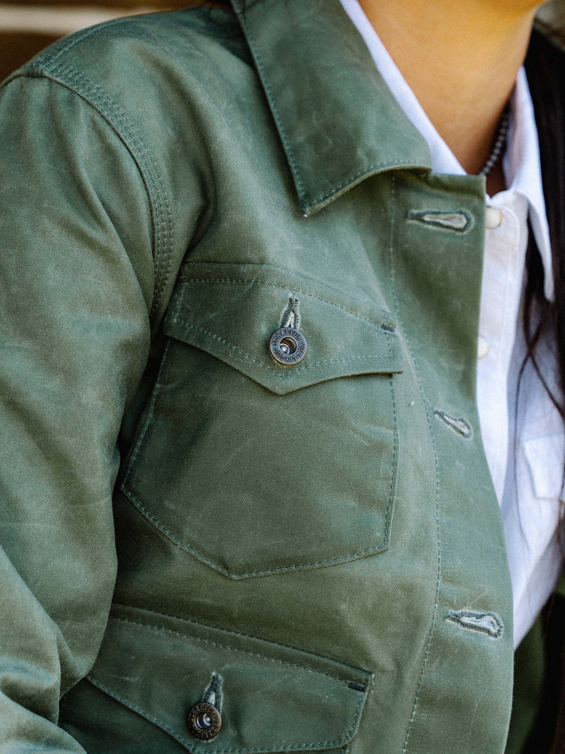 Schafer Outfitter | Rangewax® Mesquite Brush Jacket | Moss