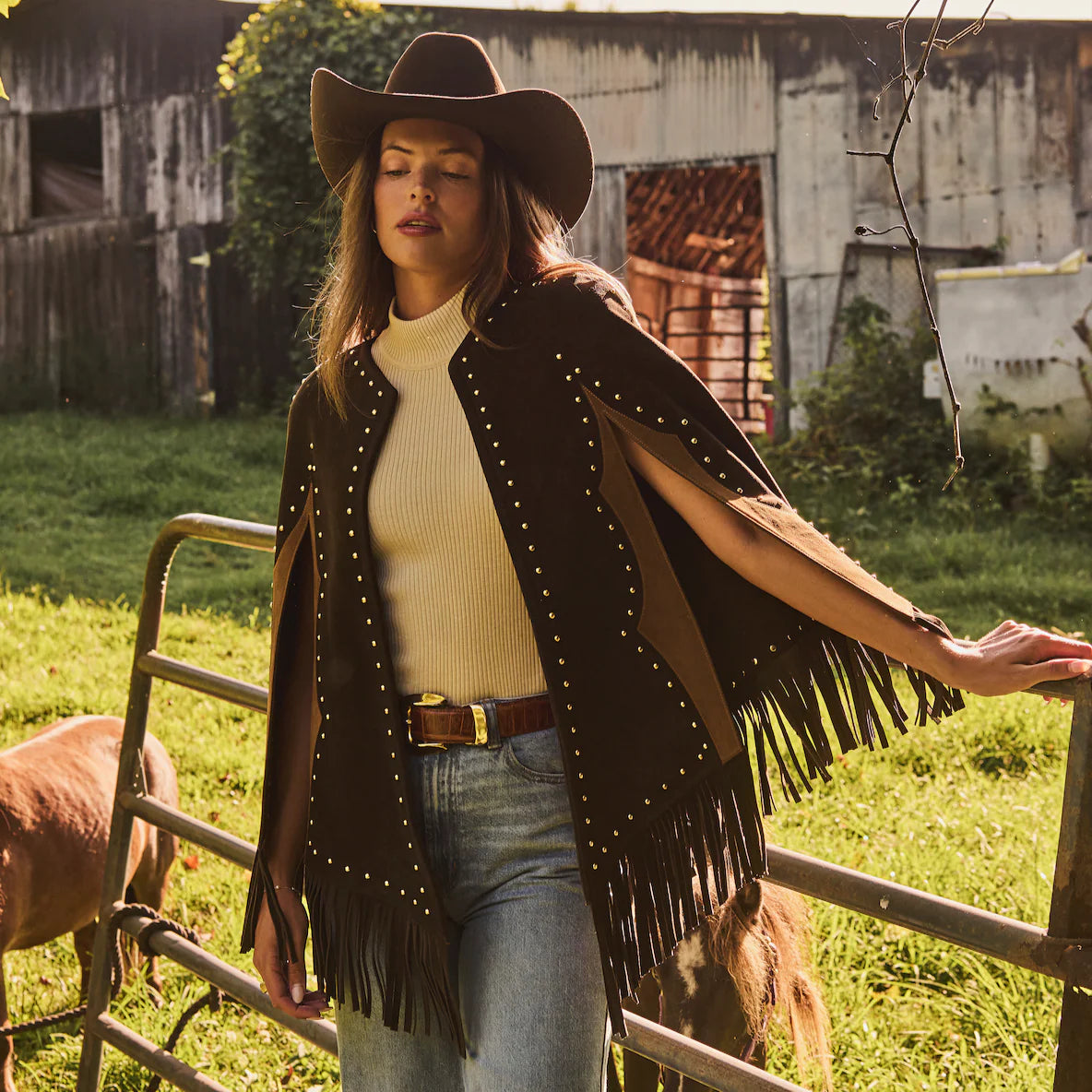 Western & Co. | Shades of Chocolate Cape