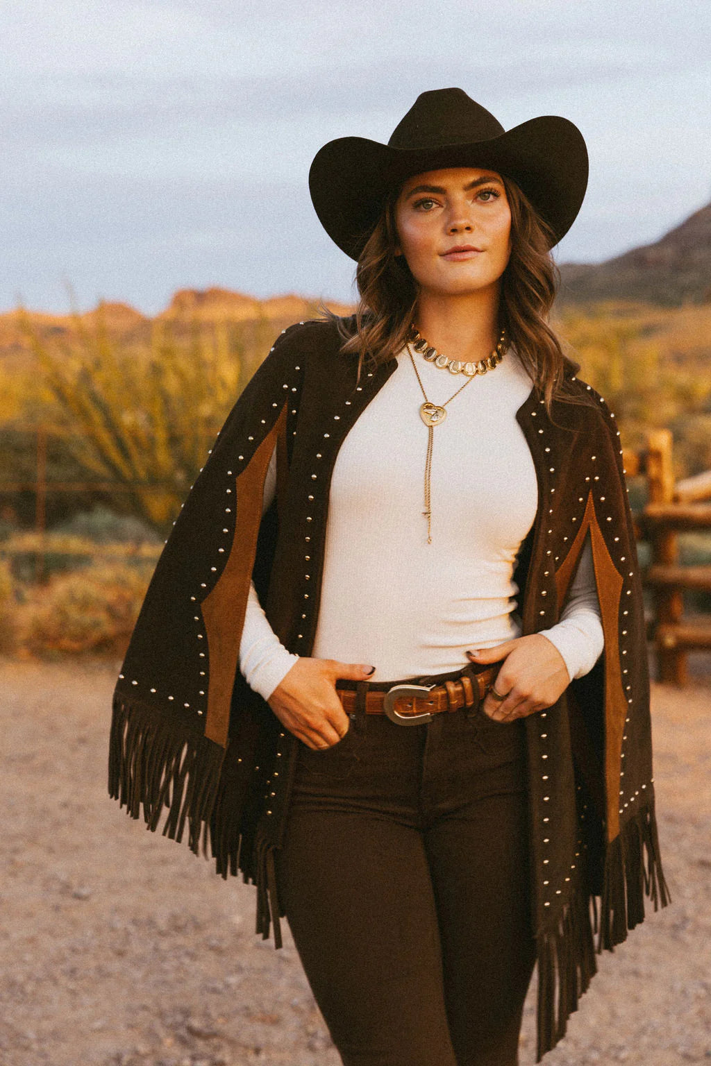 Western & Co. | Shades of Chocolate Cape