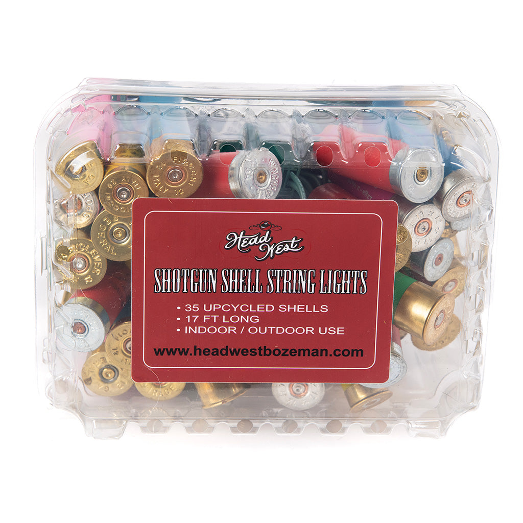 Hank's Bunkhouse | Upcycled Shotgun Shell Lights | Multi w/Pink