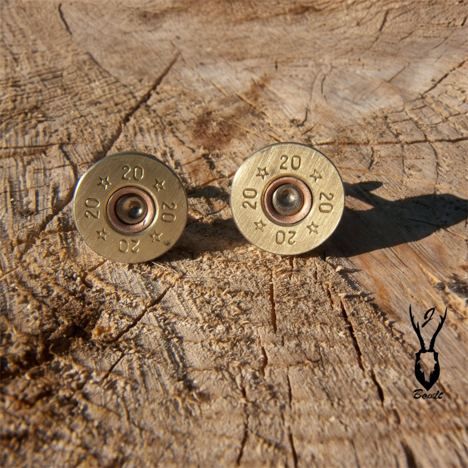 Upcycled Shotgun Cartridge Cufflinks | 20 Gauge