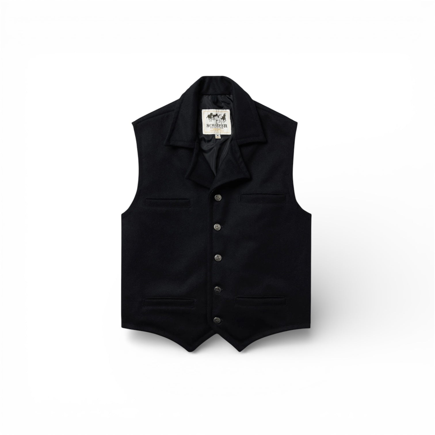 Schaefer Outfitter | Cattle Baron Vest | Black