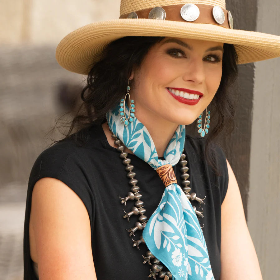 Senorita Bandana 26" x 26" | Turquoise