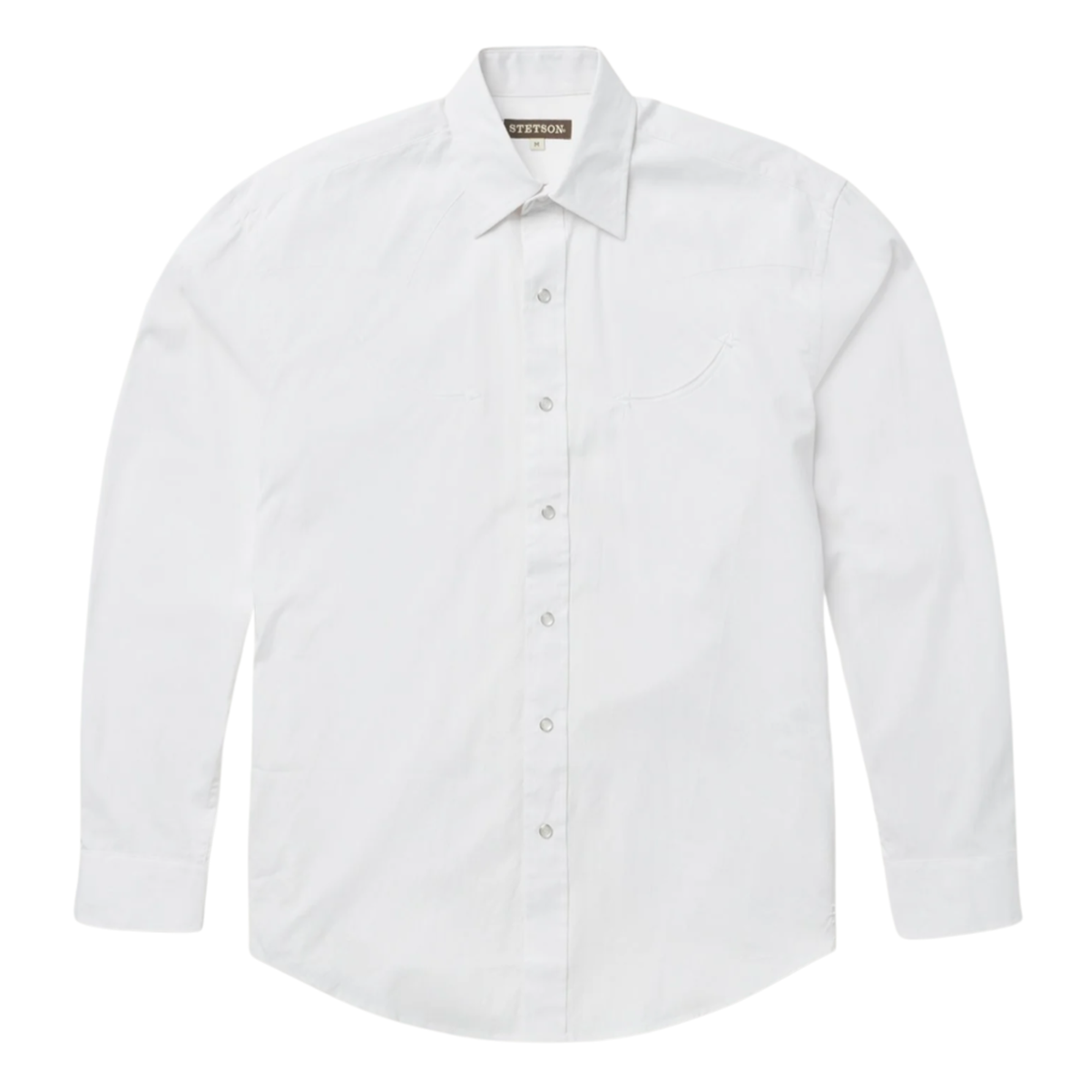 Men's Smile Pocket Shirt White