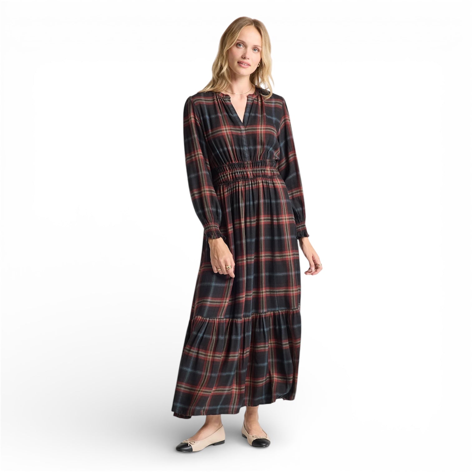 Pendleton | Zoe Dress | Black Multi Plaid