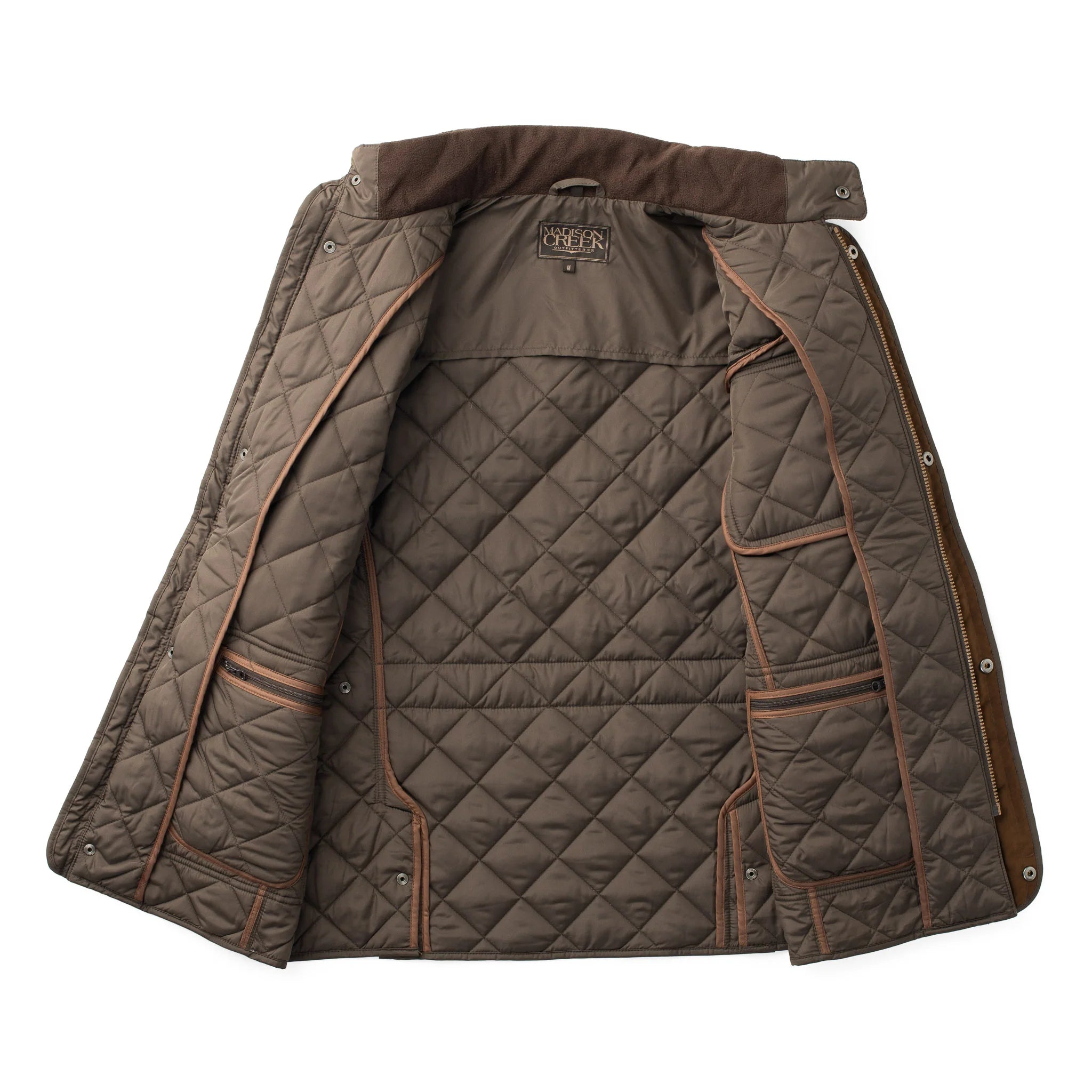 Madison Creek | Adventurer Diamond Quilted Jacket | Gunmetal