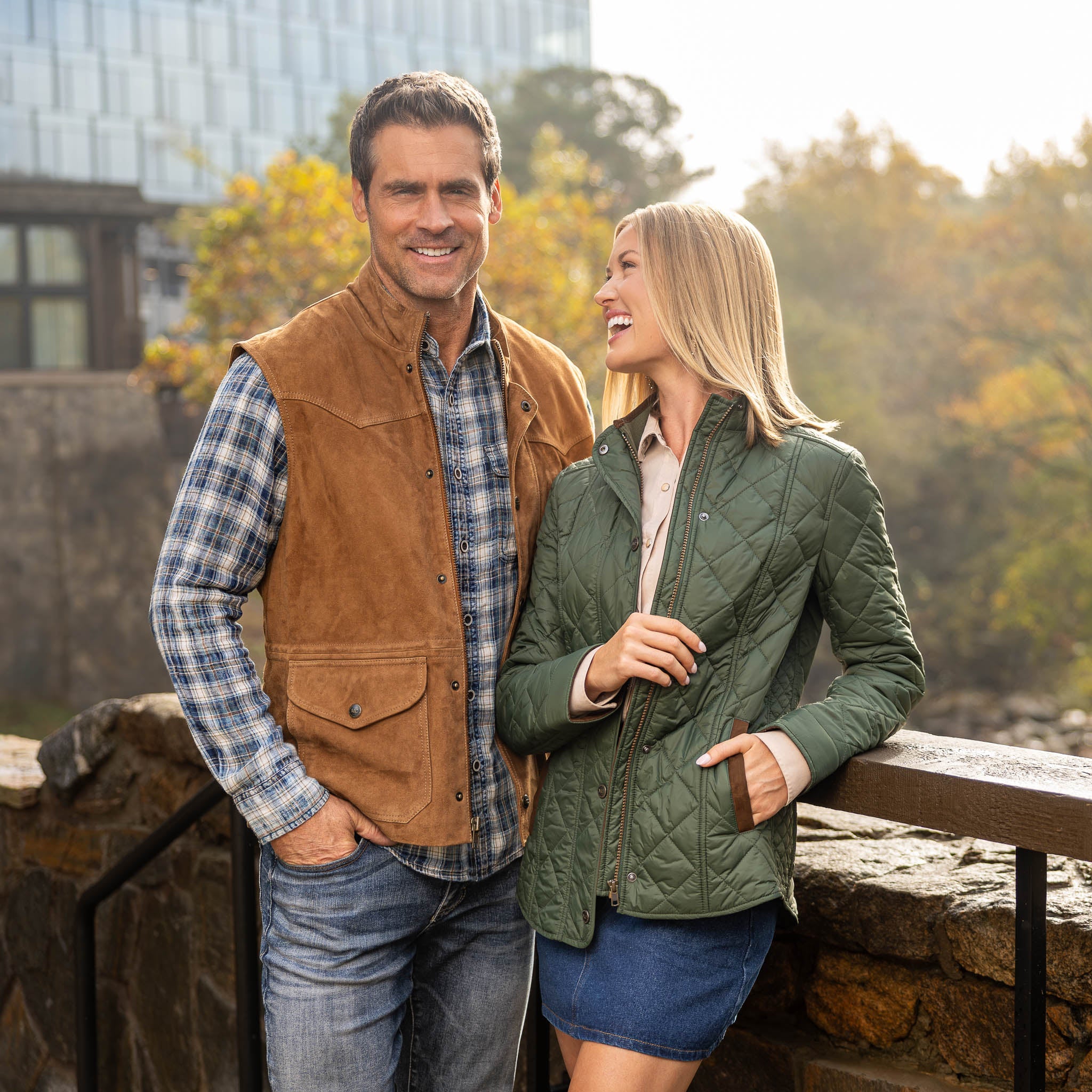 Madison Creek Outfitters | Bandera Suede Vest | Whiskey