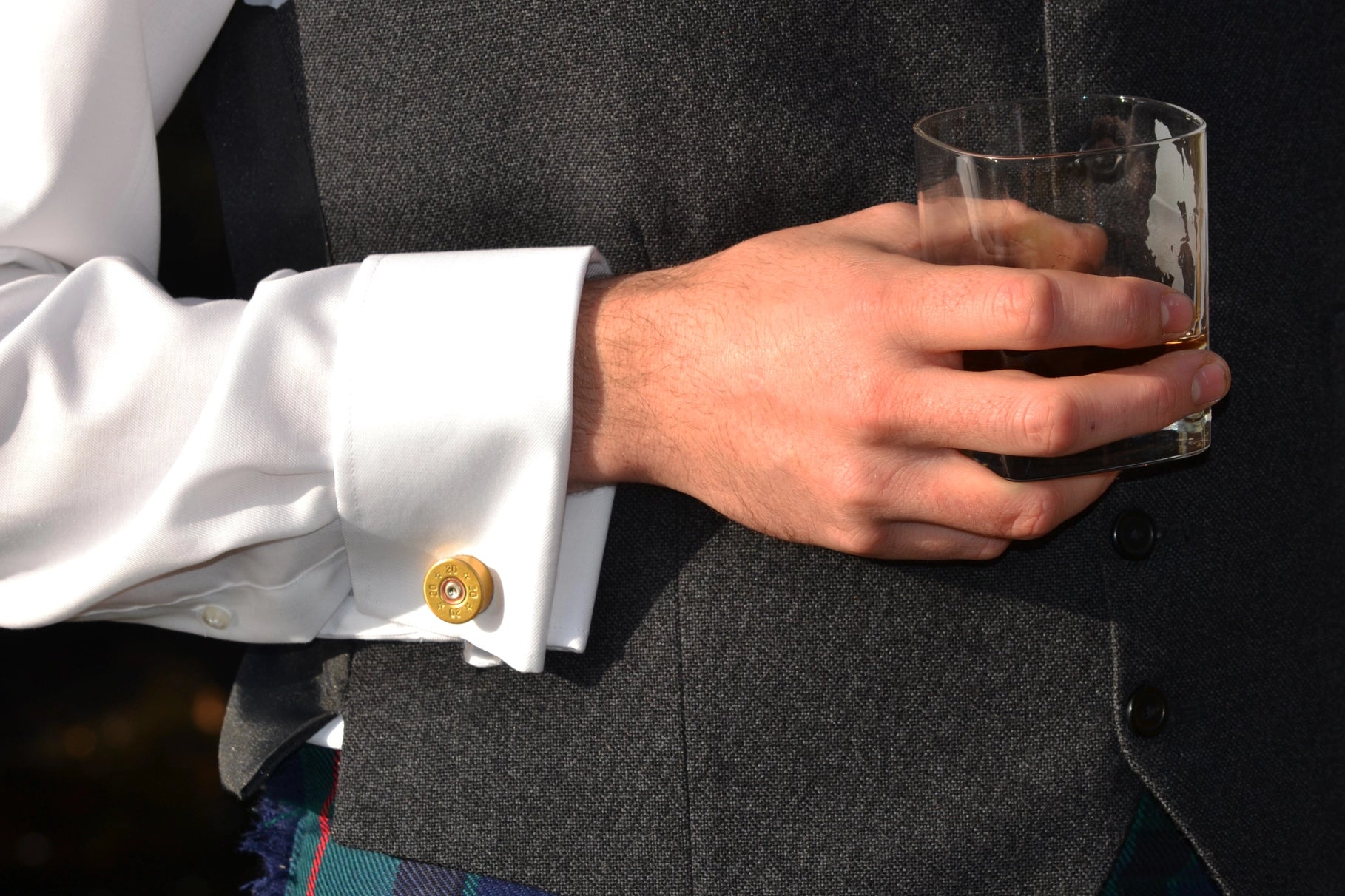 Upcycled Shotgun Cartridge Cufflinks | 28 Gauge