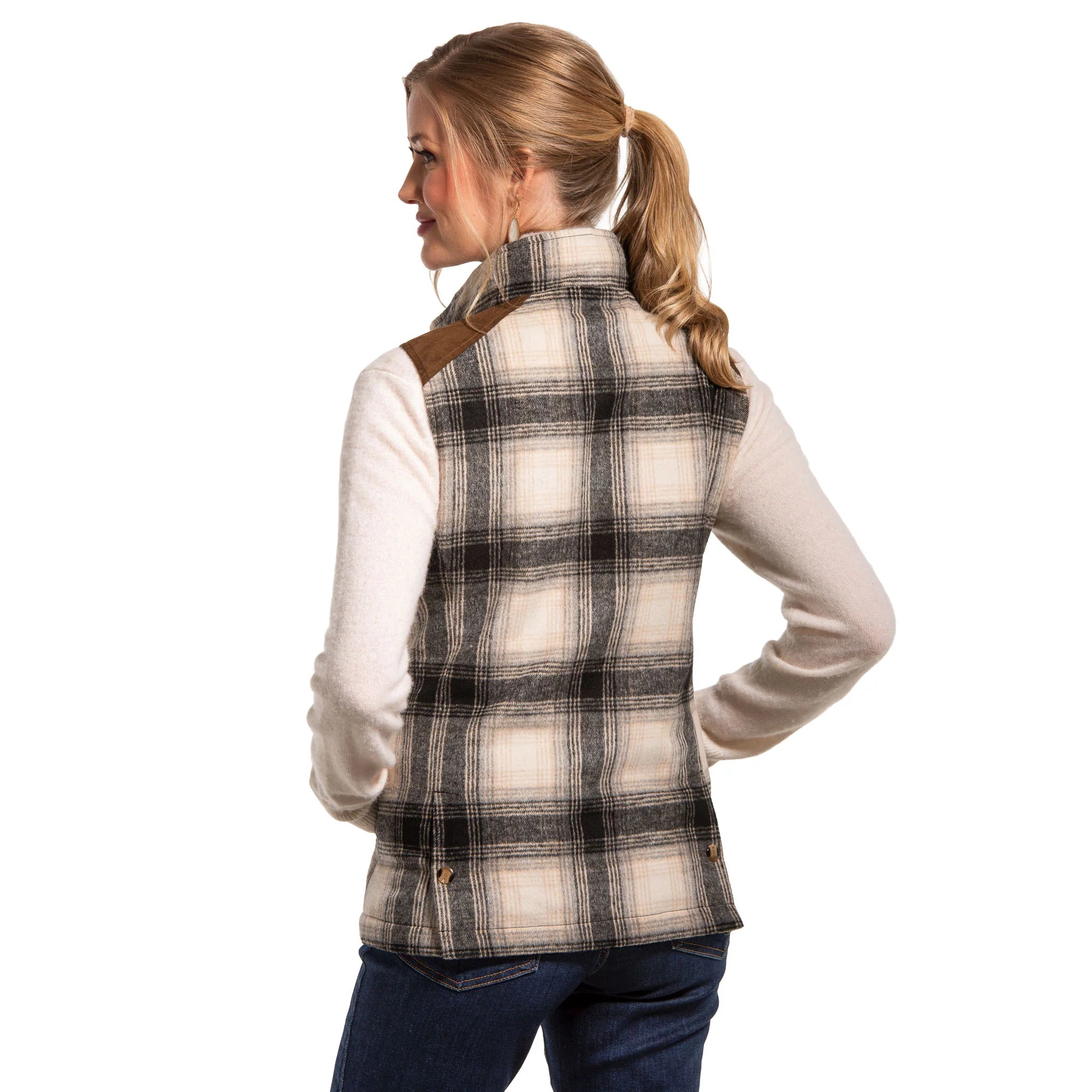 Madison Creek Outfitters | Cashiers Vest | Buffalo Plaid