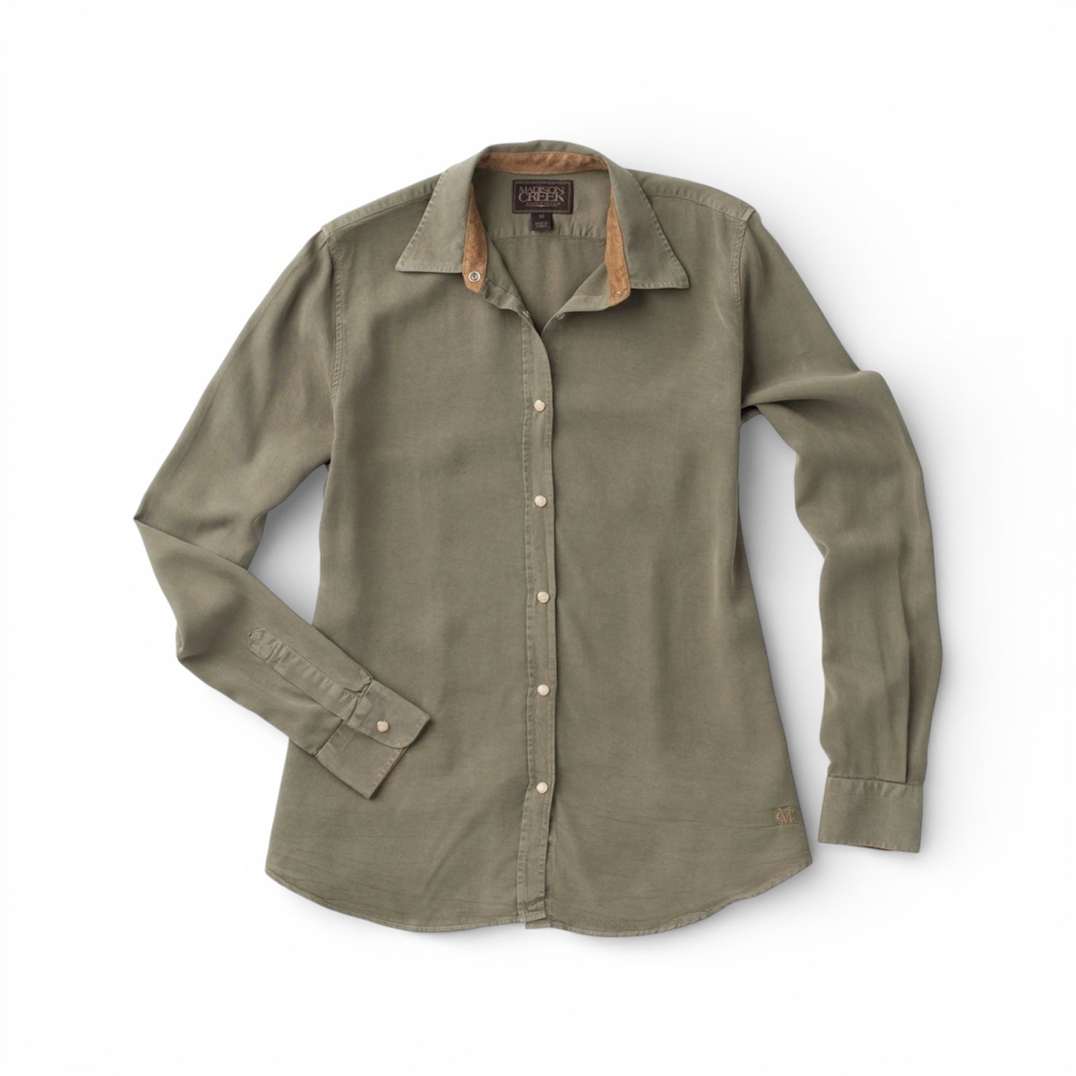 Madison Creek Outfitters | Claire Snap Blouse | Sage
