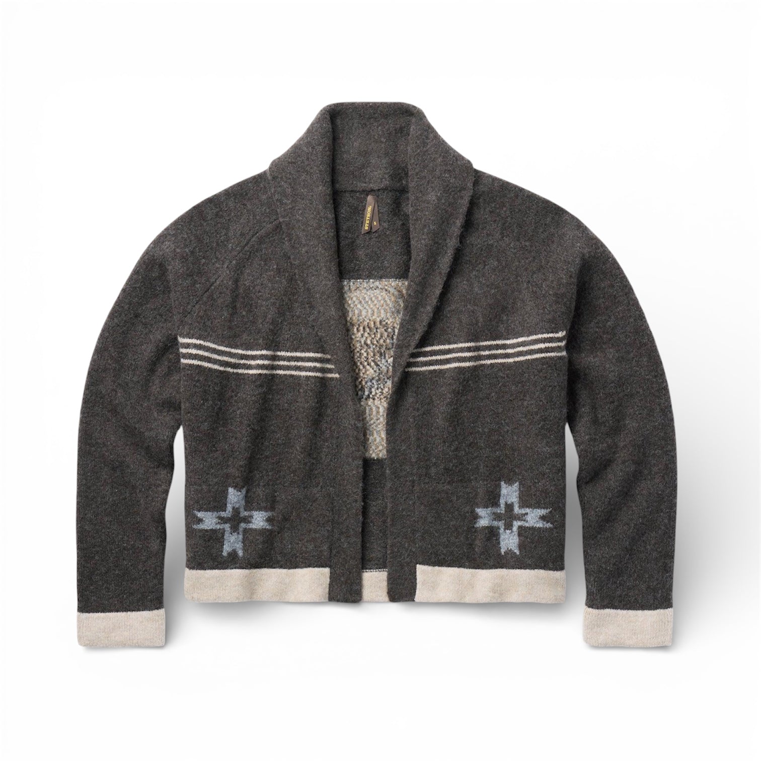 Stetson | Rodeo Girl Cropped Cardigan Sweater | Brown