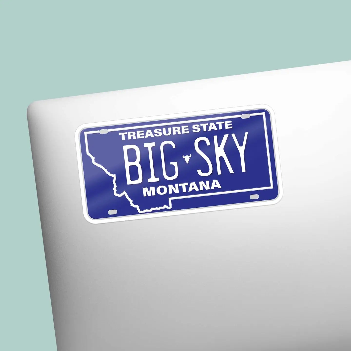 Big Sky Montana License Plate Sticker