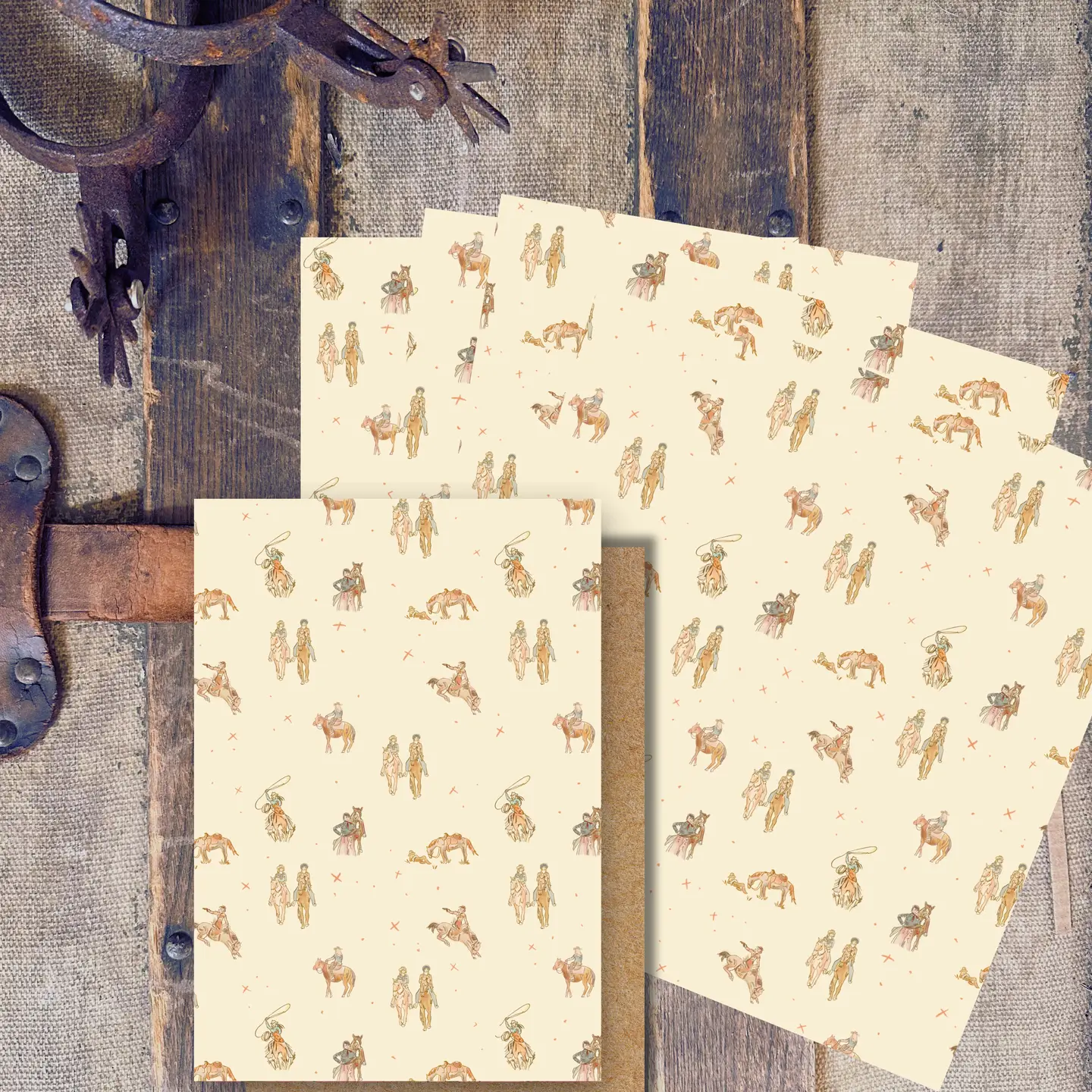 Saddle Club Mini Western Floral Cards | Set of 6