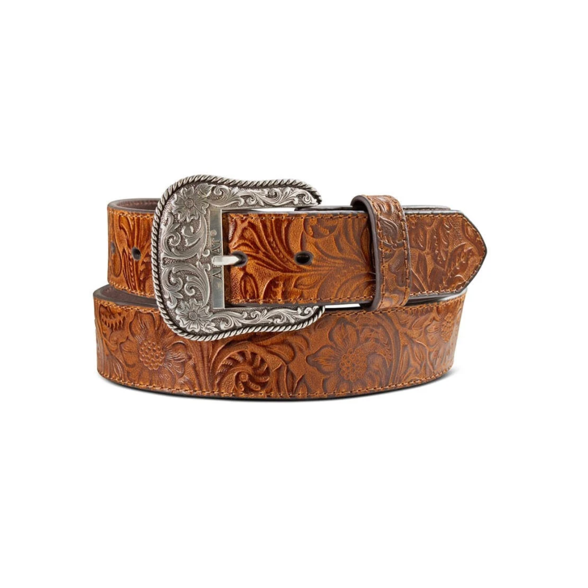 Wmns Tan Embossed Belt