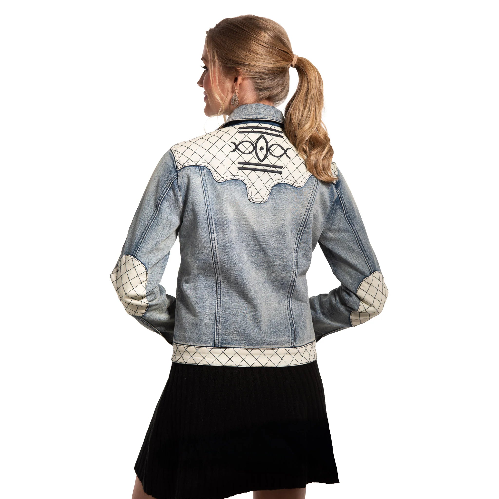 Madison Creek Outiftters | Faith Washed Denim Jacket