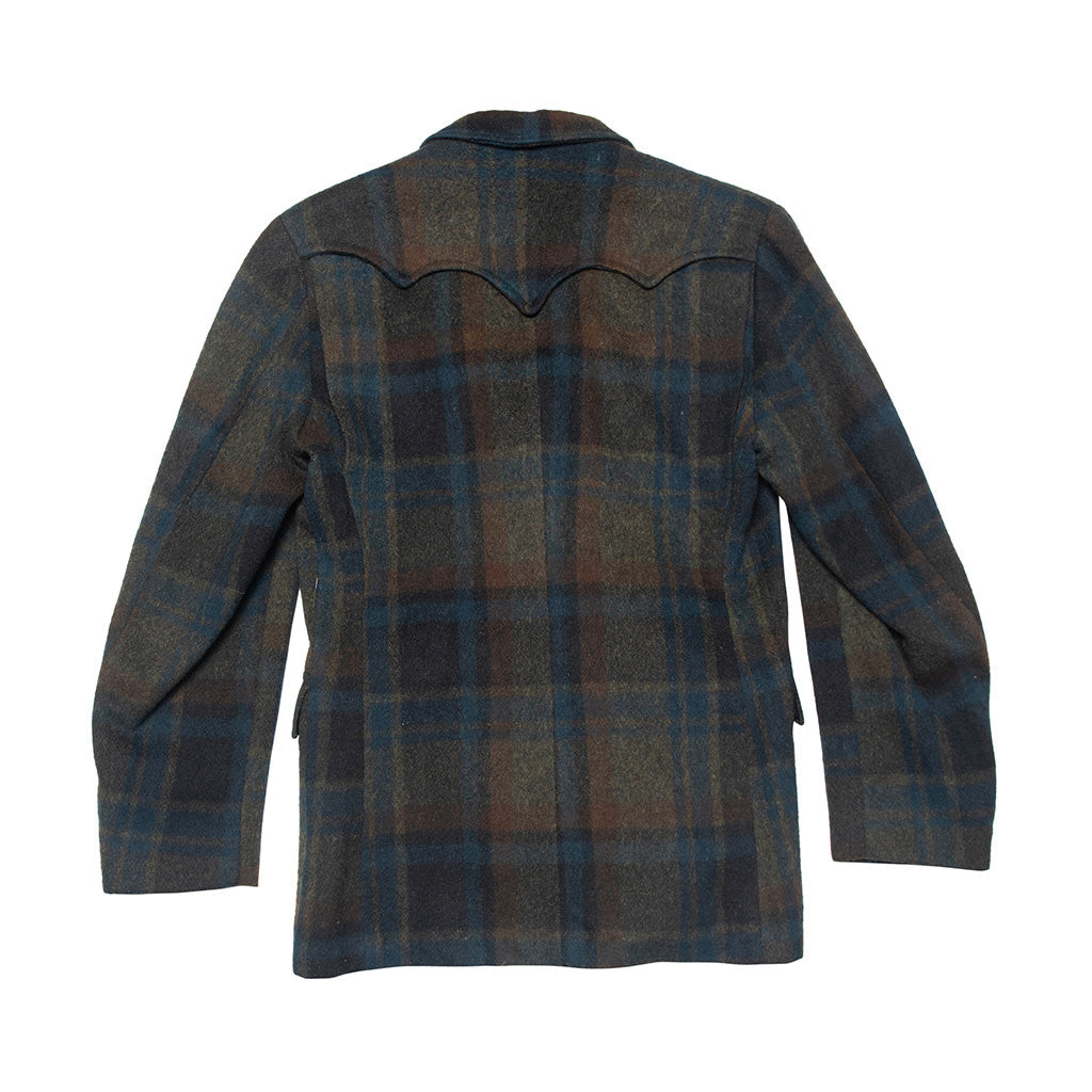 Field and Stream Olive Plaid Western Jacket 6