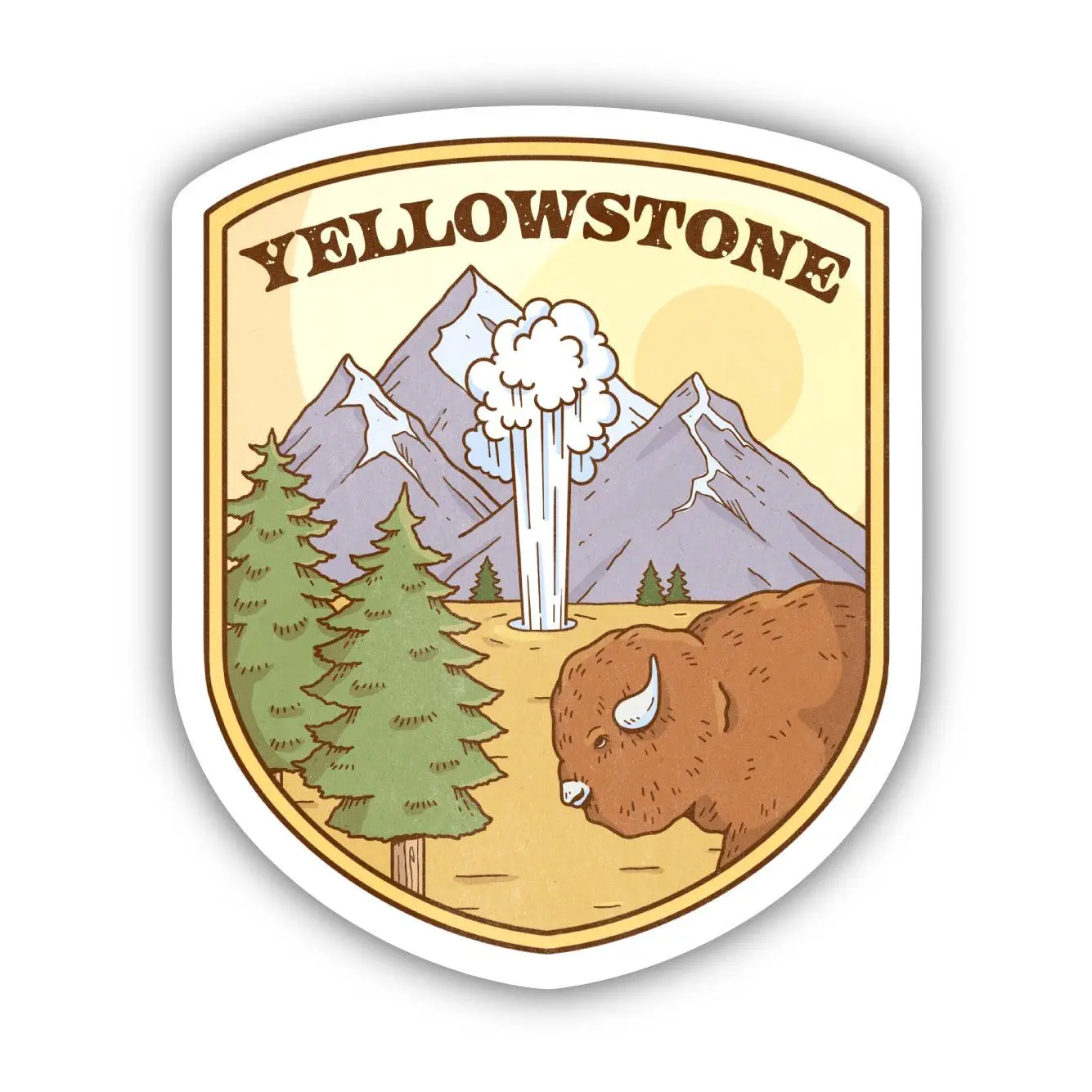 Yellowstone Nature Sticker