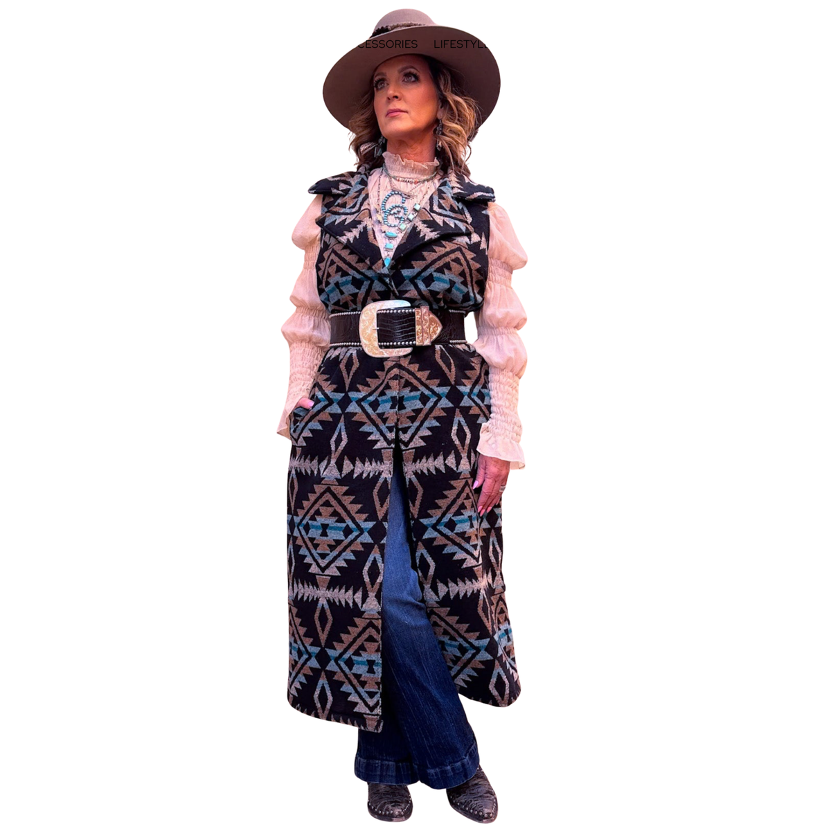Apache Black The Kassie Vest