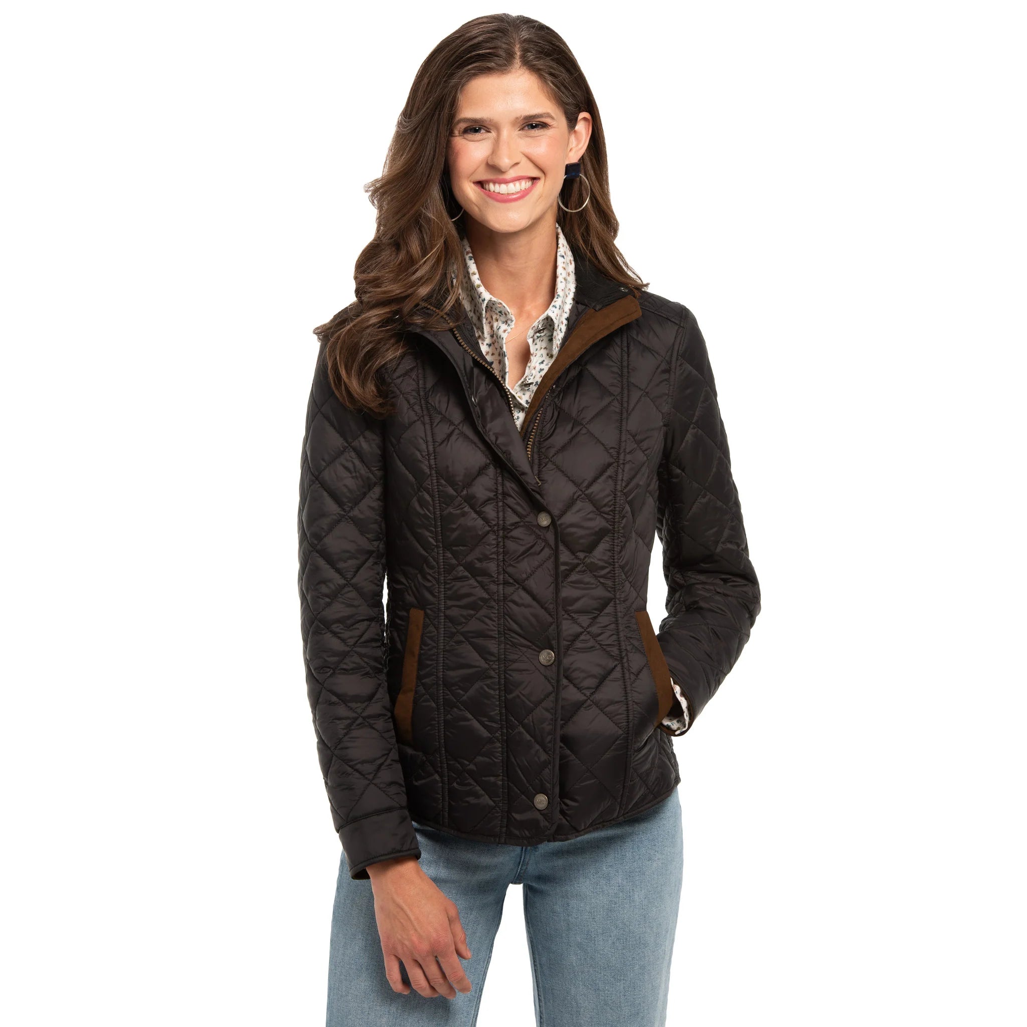 Madison Creek Outfitters | Georgia Quilted Jacket | Black