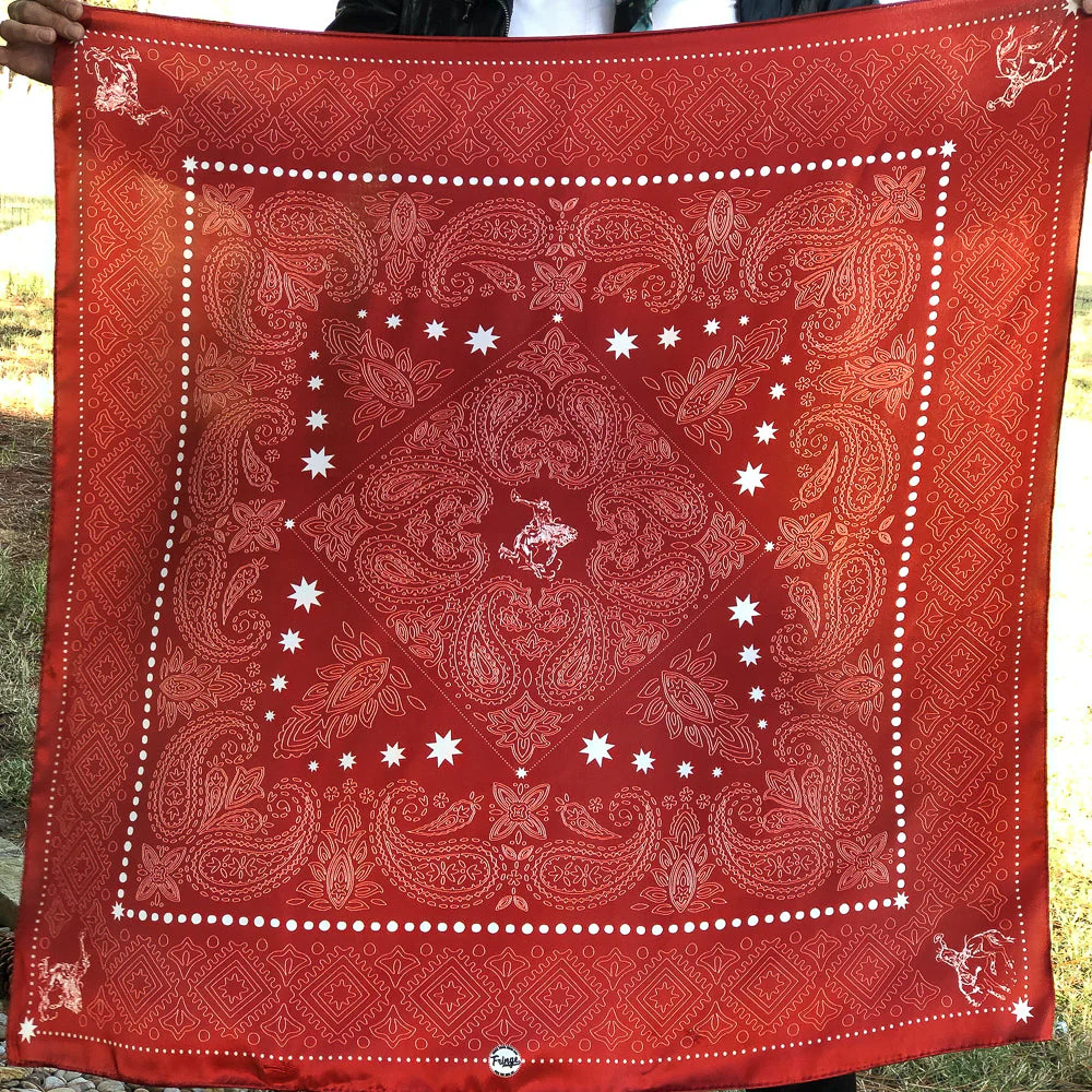 Banditos Silk Bandana 35 x 35 | Red