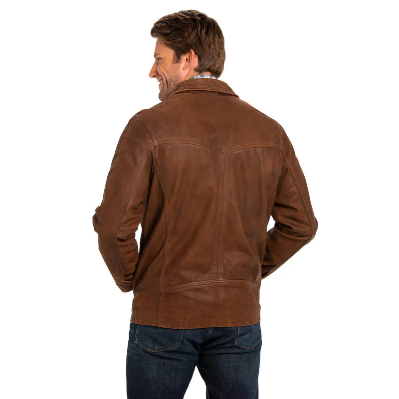Madison Creek Outfitters | Hickory Leather Jacket | Bark