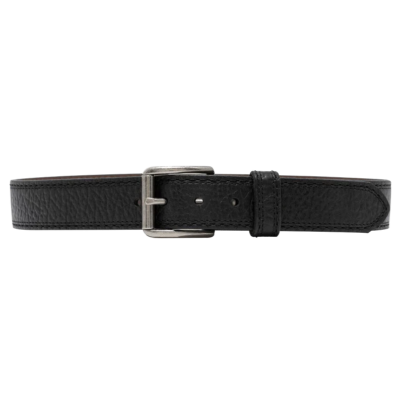 Vintage Bison Navajo Belt Black