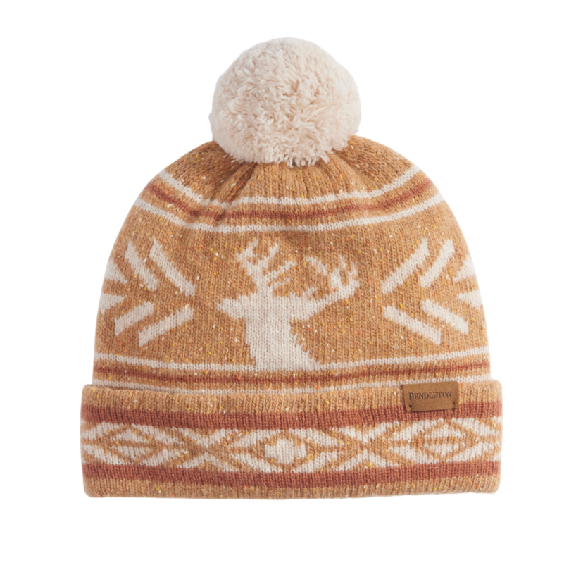Pendleton | Icon Pom Beanie | Tan