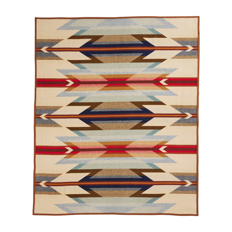 Pendleton | Jacquard Unnapped Twin Robe | Wyeth Trail