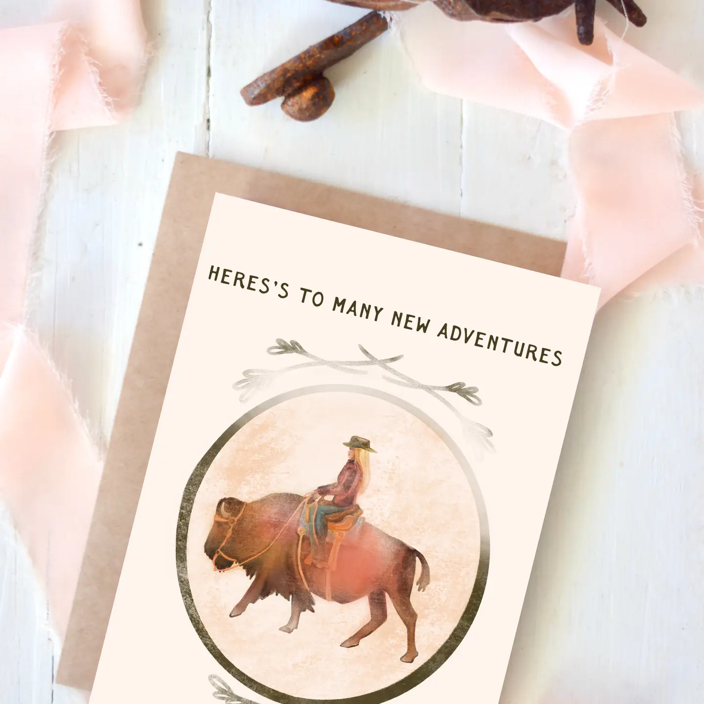Bison New Adventures Congratulations Card