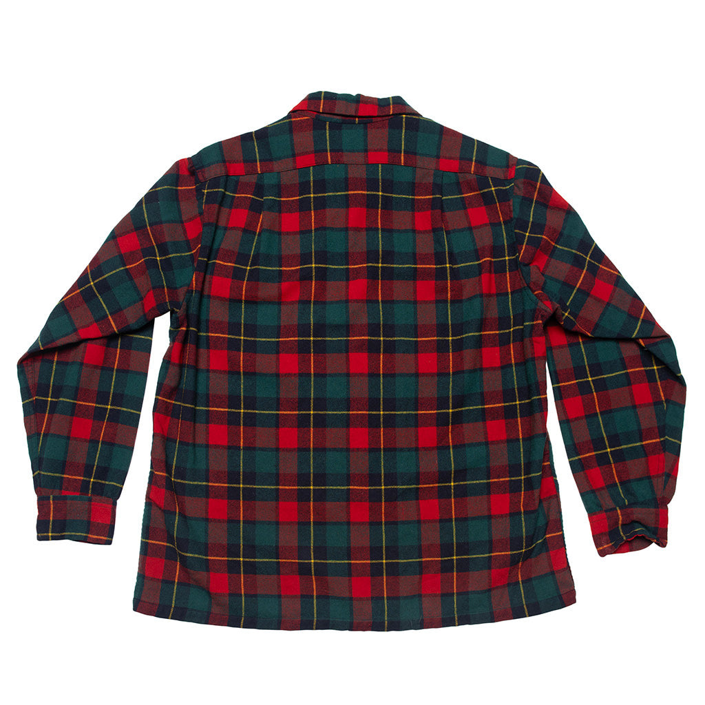 Pendleton Red Green Plaid Shirt 6