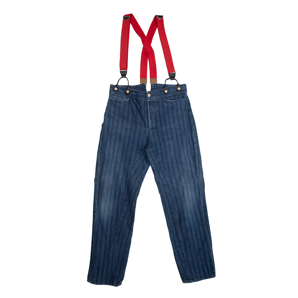 Pinstripe Denim Jeans 1