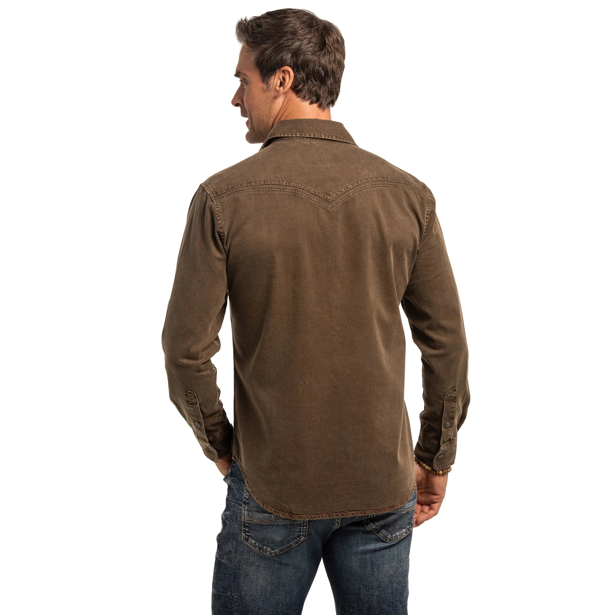 Madison CreekOutfitters | Prescott Snap Shirt | Coffee