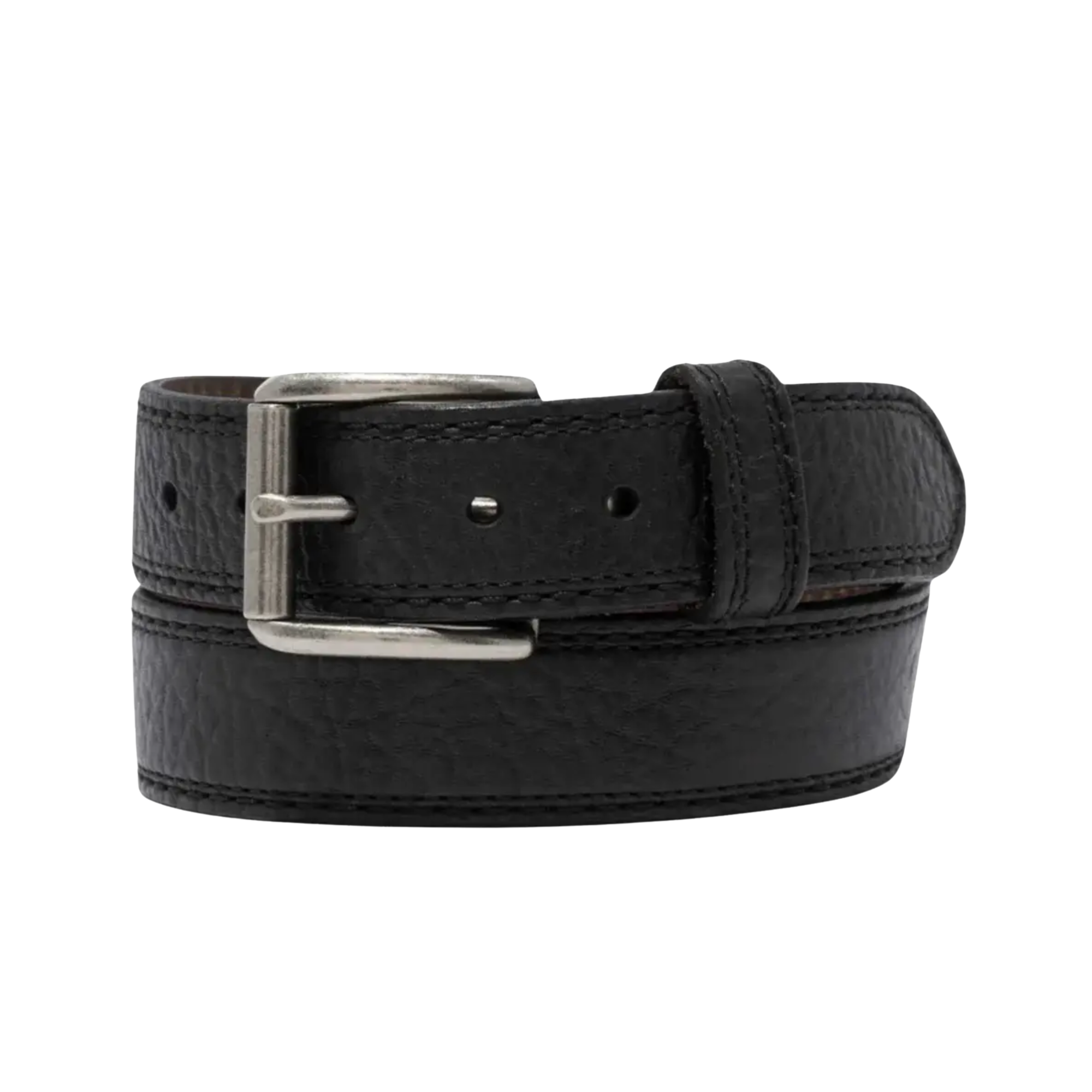 Vintage Bison Navajo Belt Black