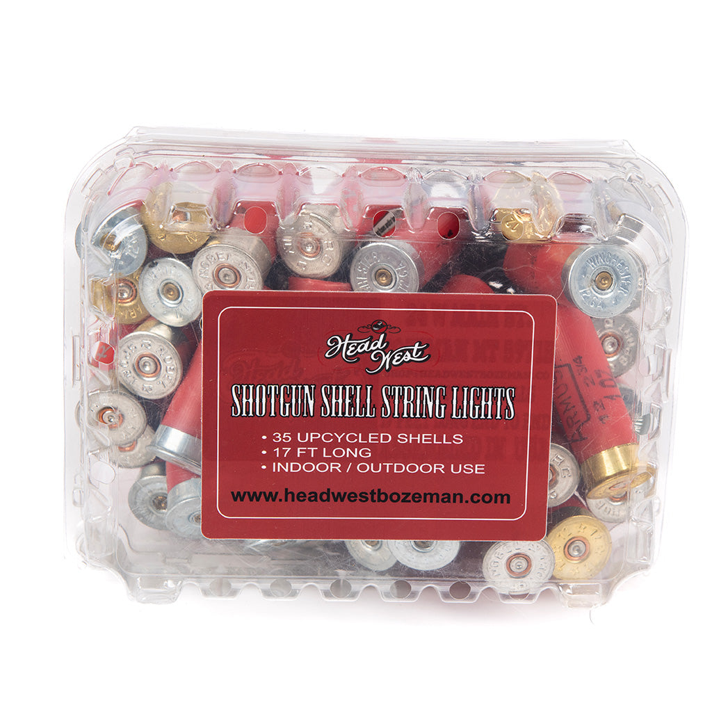 Hank's Bunkhouse | Upcycled Shotgun Shell Lights | Red