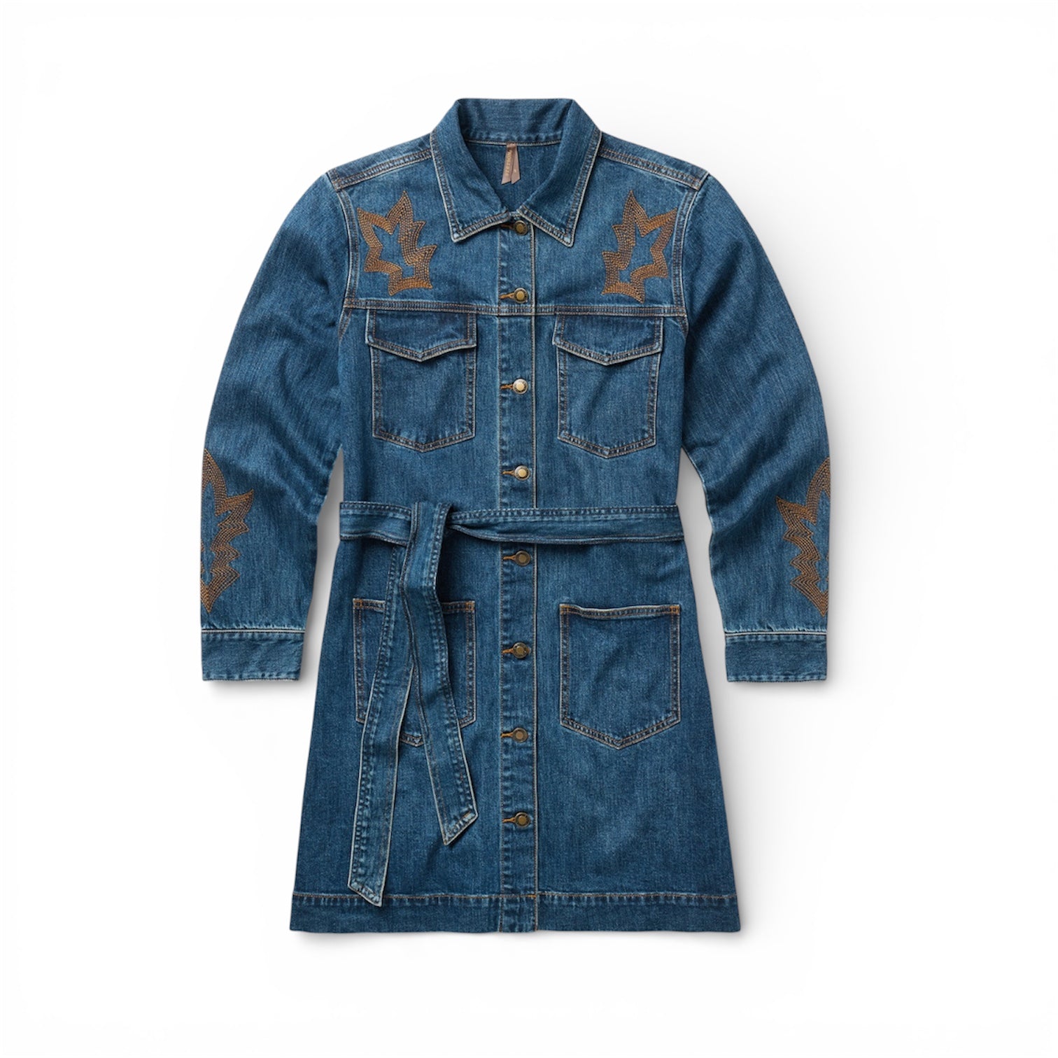 Stetson | Belted Denim Shirt Dress