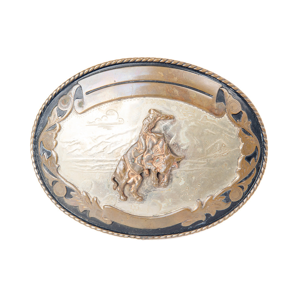 Johnny+June JJC Vtg Comstock Bullrider Buckle NO DISCOUNT