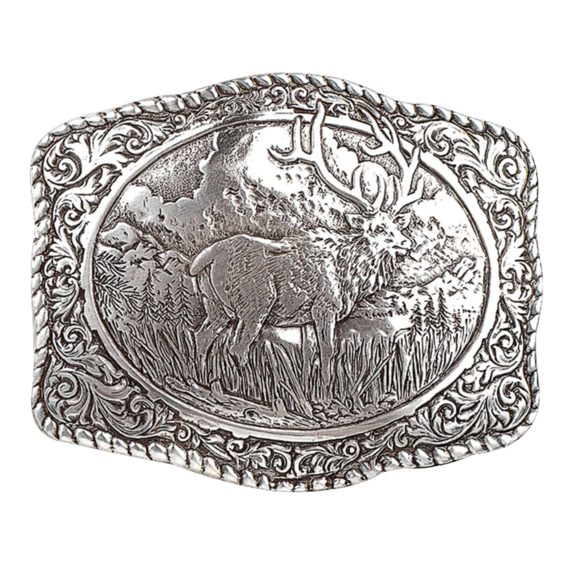 Vintage Elk Buckle