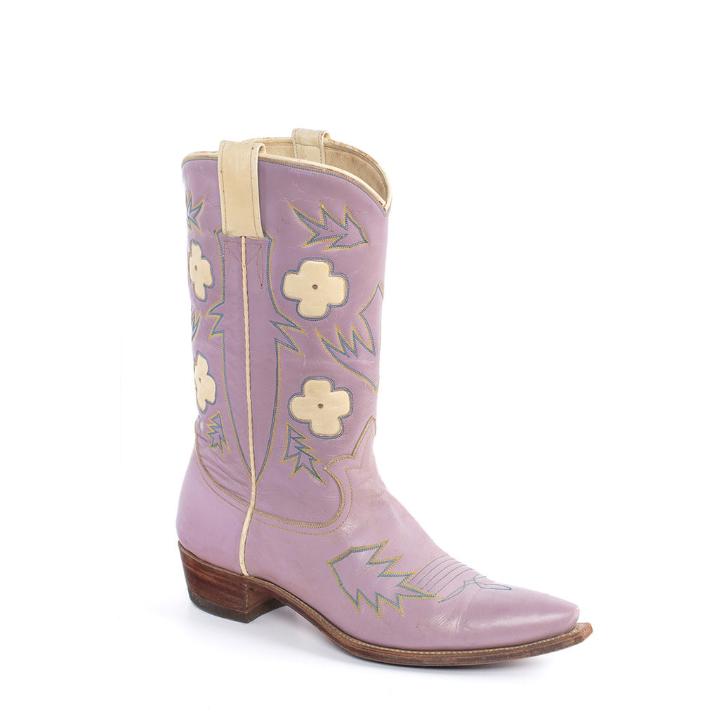 Vintage-Mauve-Floral-Cowboy-Boots-2