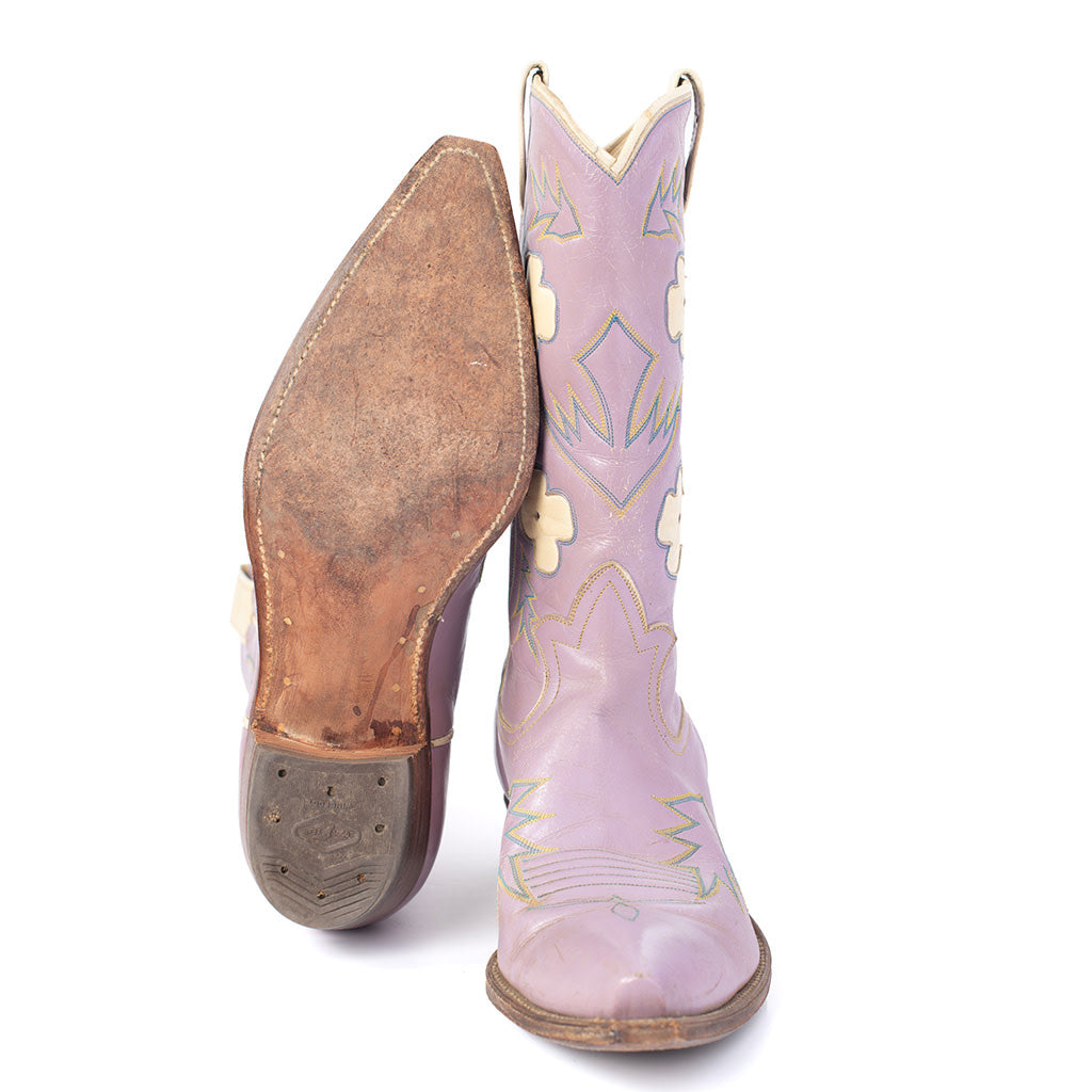 Vintage-Mauve-Floral-Cowboy-Boots-8