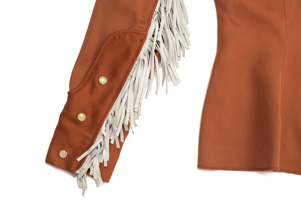 Vintage Ranch Maid Rust Gabardine 2 Piece Set 4