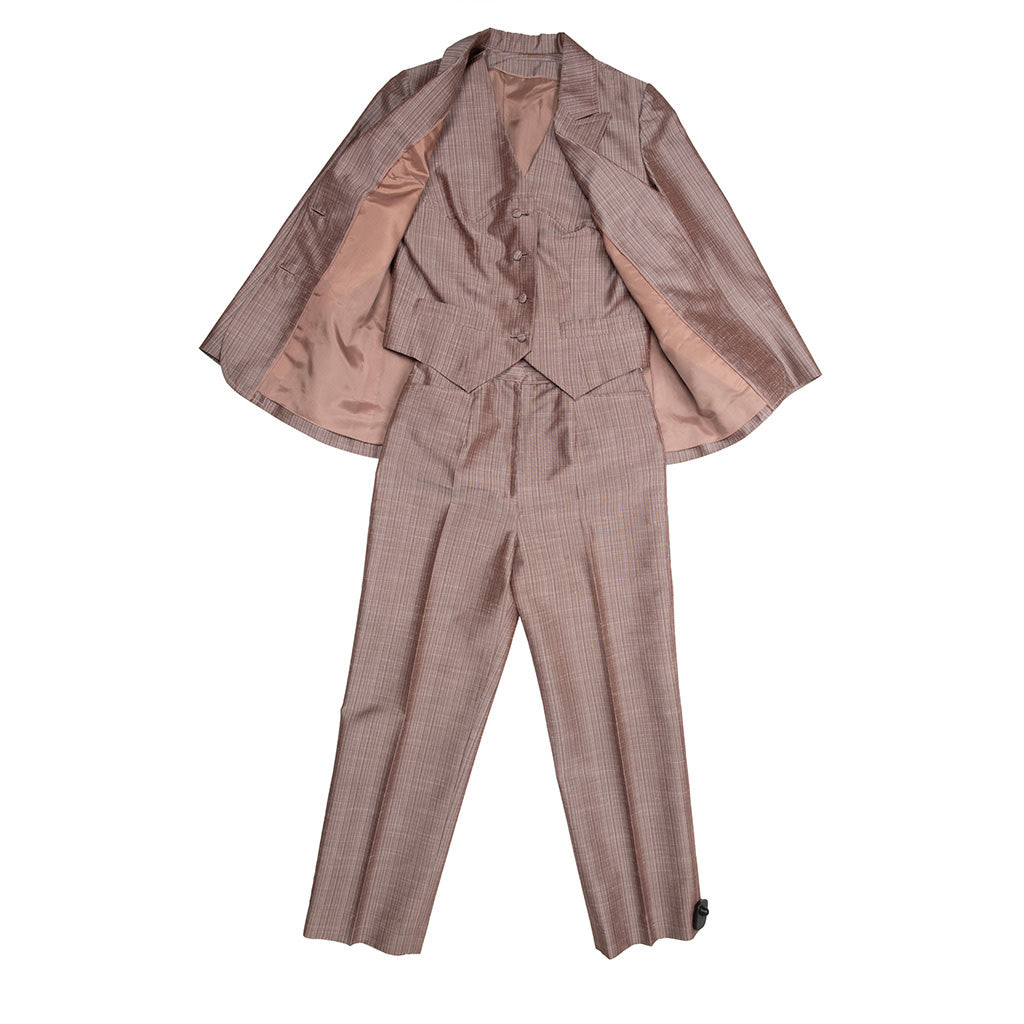 Vintage Sharkskin Western Suit 12