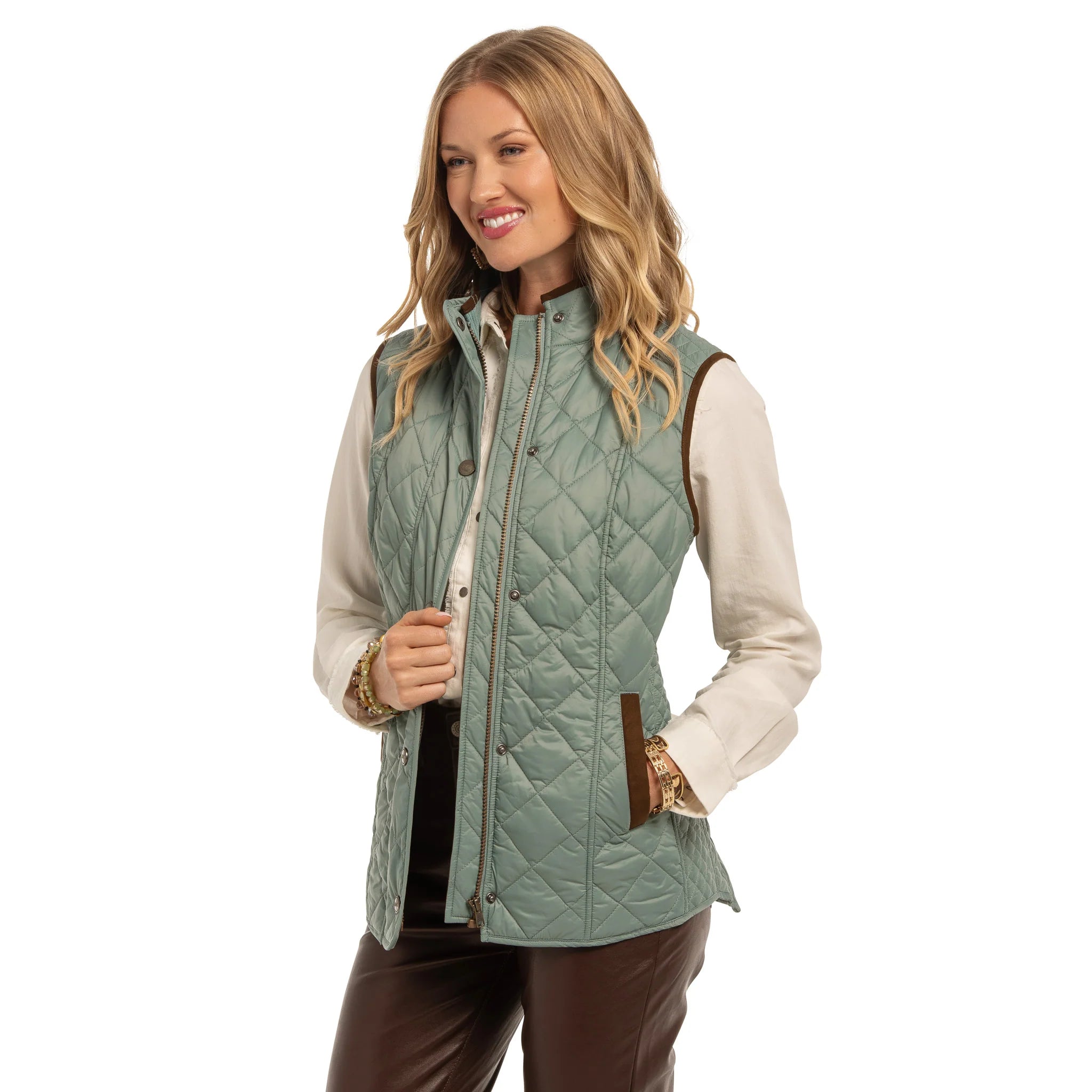 Madison Creek Outfitters | Vista Quilted Vest | Topaz