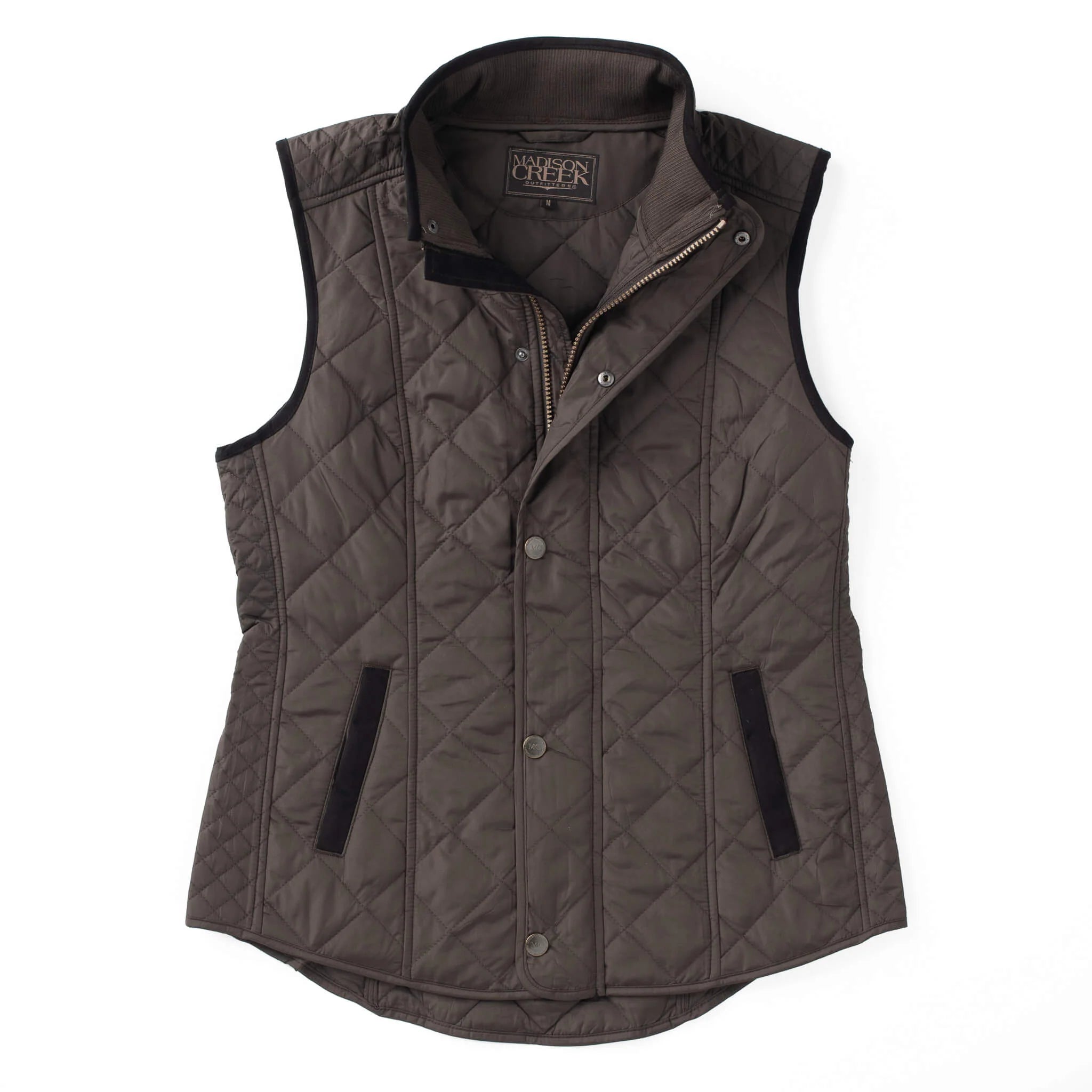 Madison Creek Outfitters | Vista Quilted Vest | Gunmetal